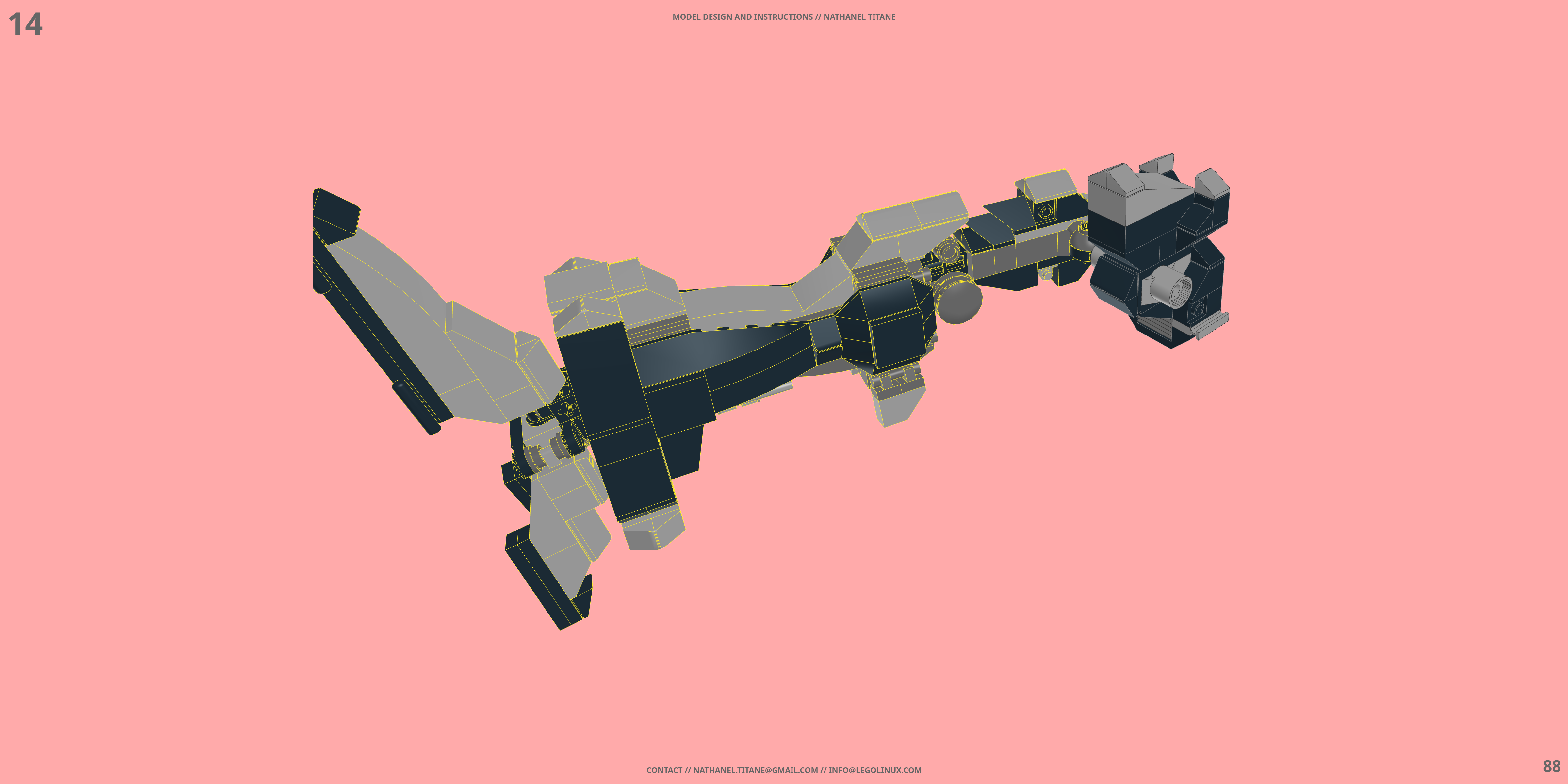 CR-C75U2 CLOSE COMBAT LEGO® MOC - Instruction Sample - Page 3