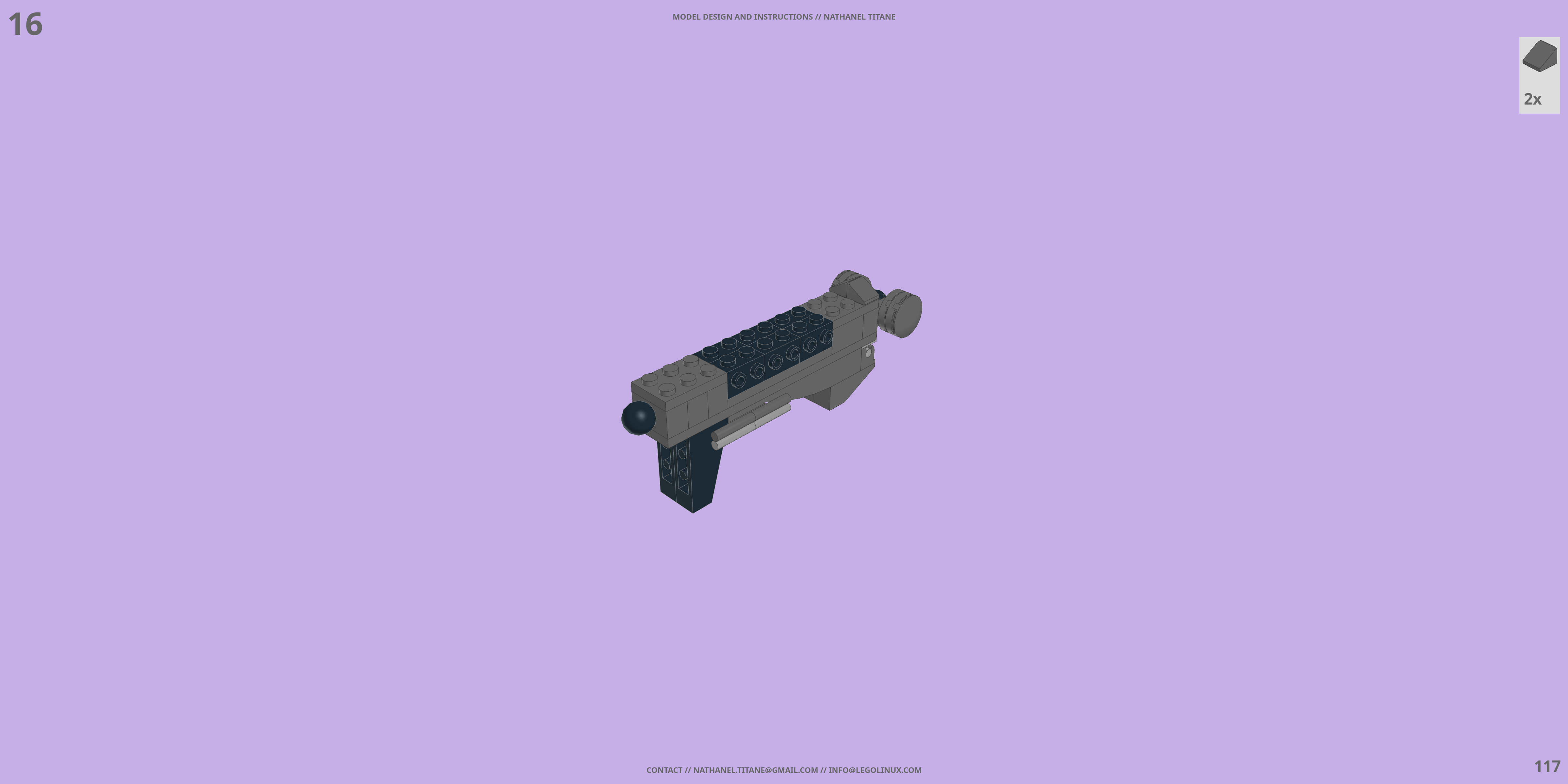 CR-C75U2 CLOSE COMBAT LEGO® MOC - Instruction Sample - Page 4
