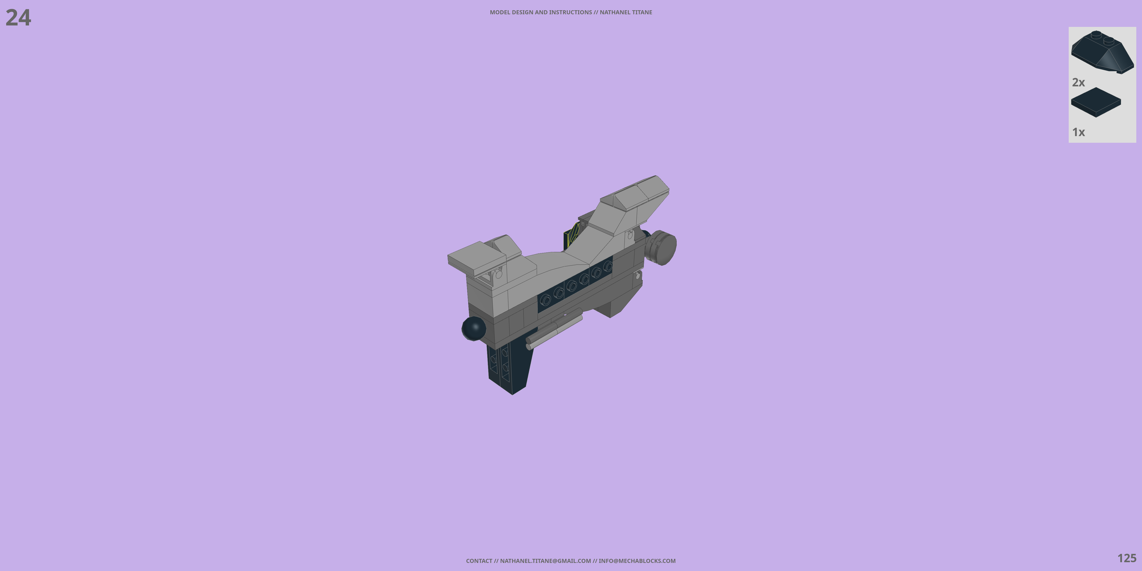 CR-C75U2 CLOSE COMBAT LEGO® MOC - Instruction Sample - Page 4