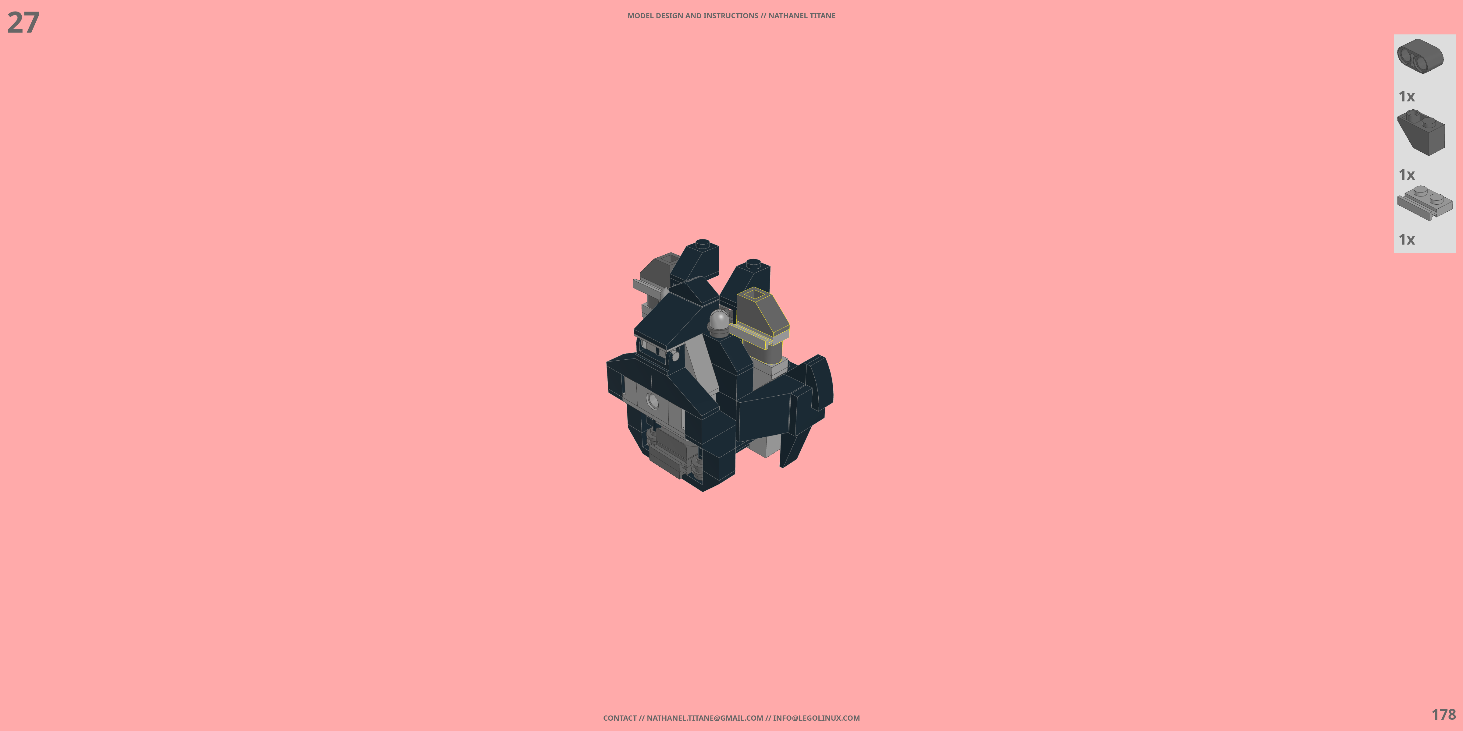 CR-C75U2 CLOSE COMBAT LEGO® MOC - Instruction Sample - Page 5