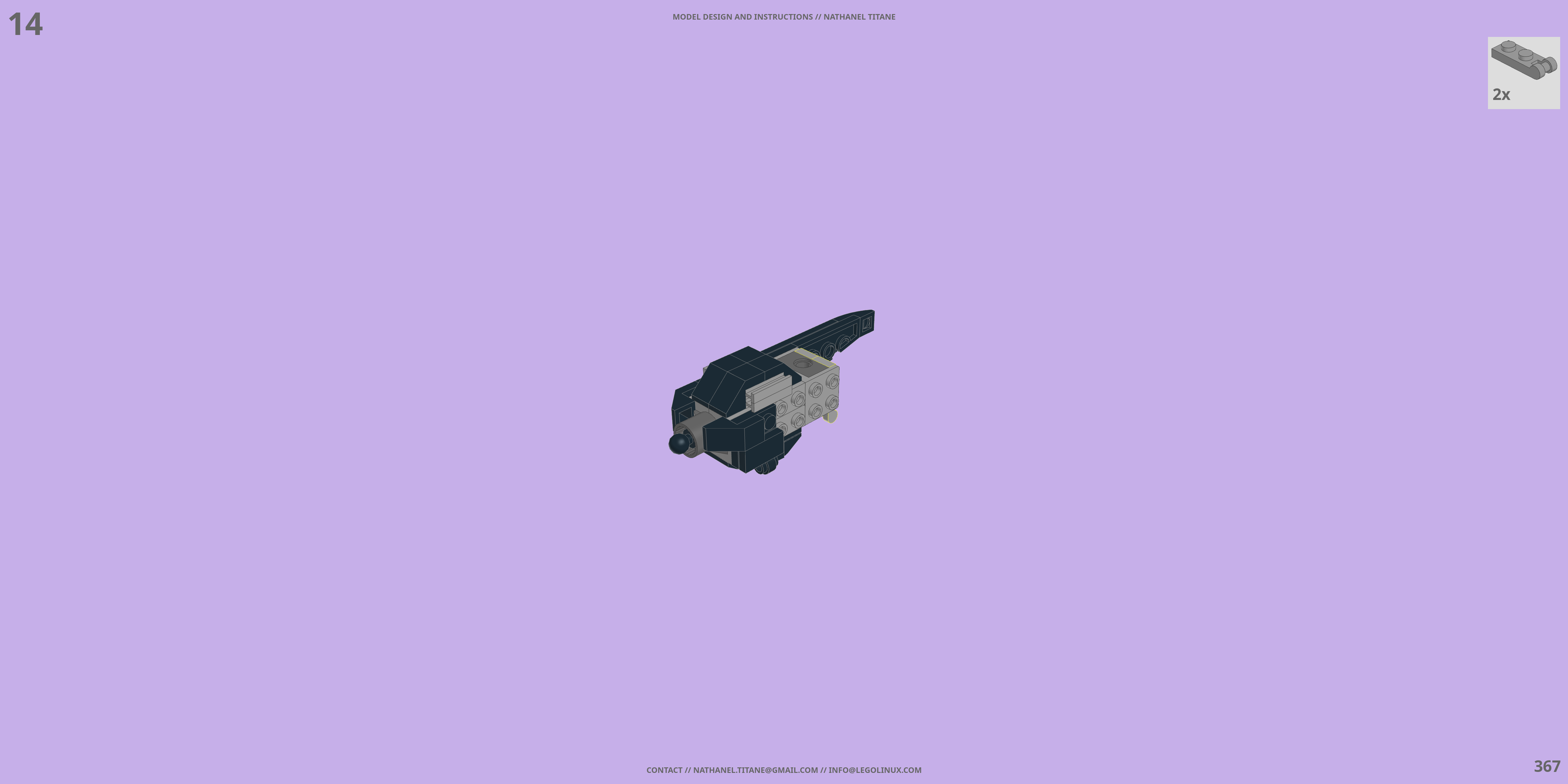 CR-C75U2 CLOSE COMBAT LEGO® MOC - Instruction Sample - Page 6
