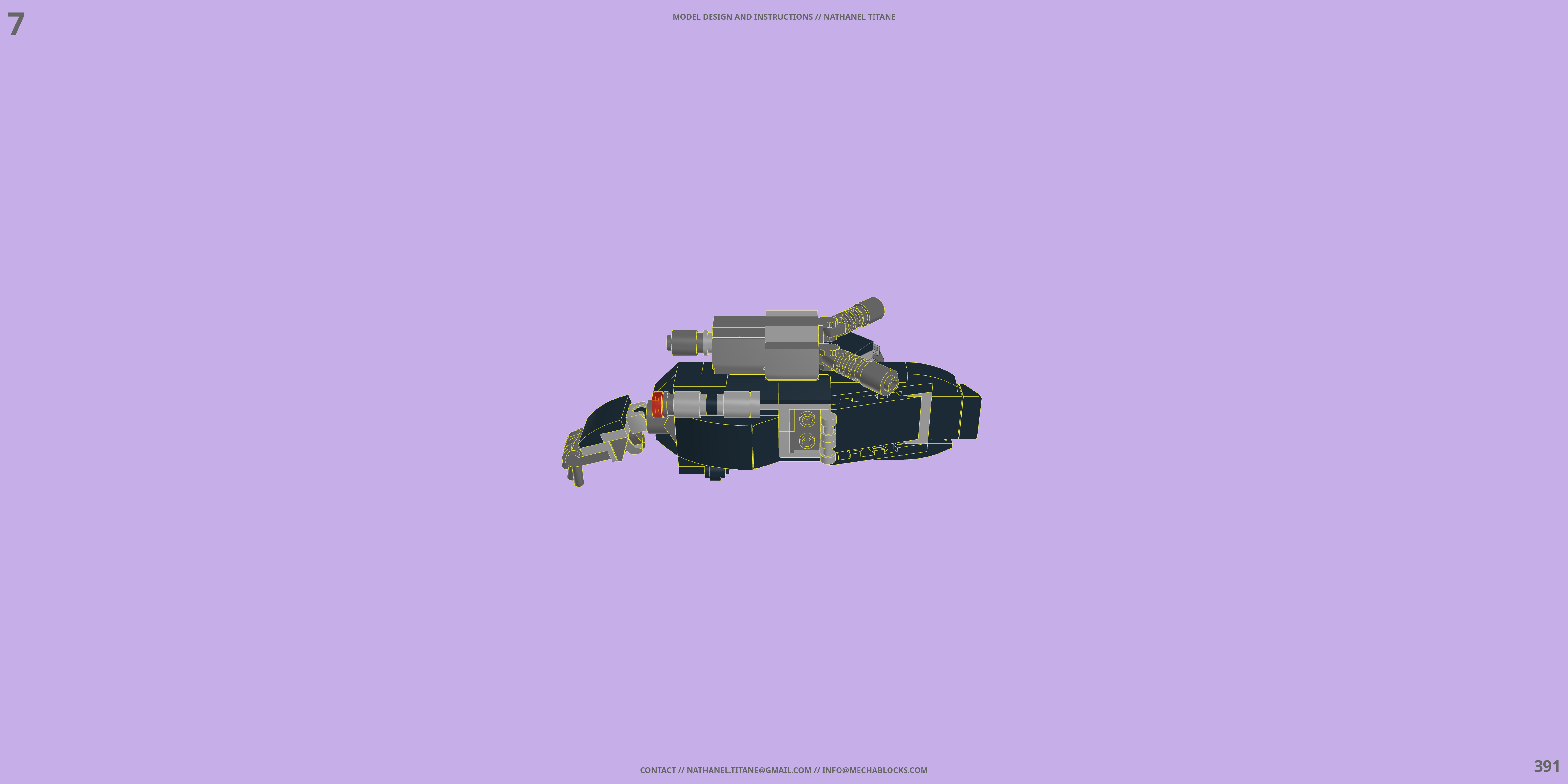 CR-C75U2 CLOSE COMBAT LEGO® MOC - Instruction Sample - Page 6
