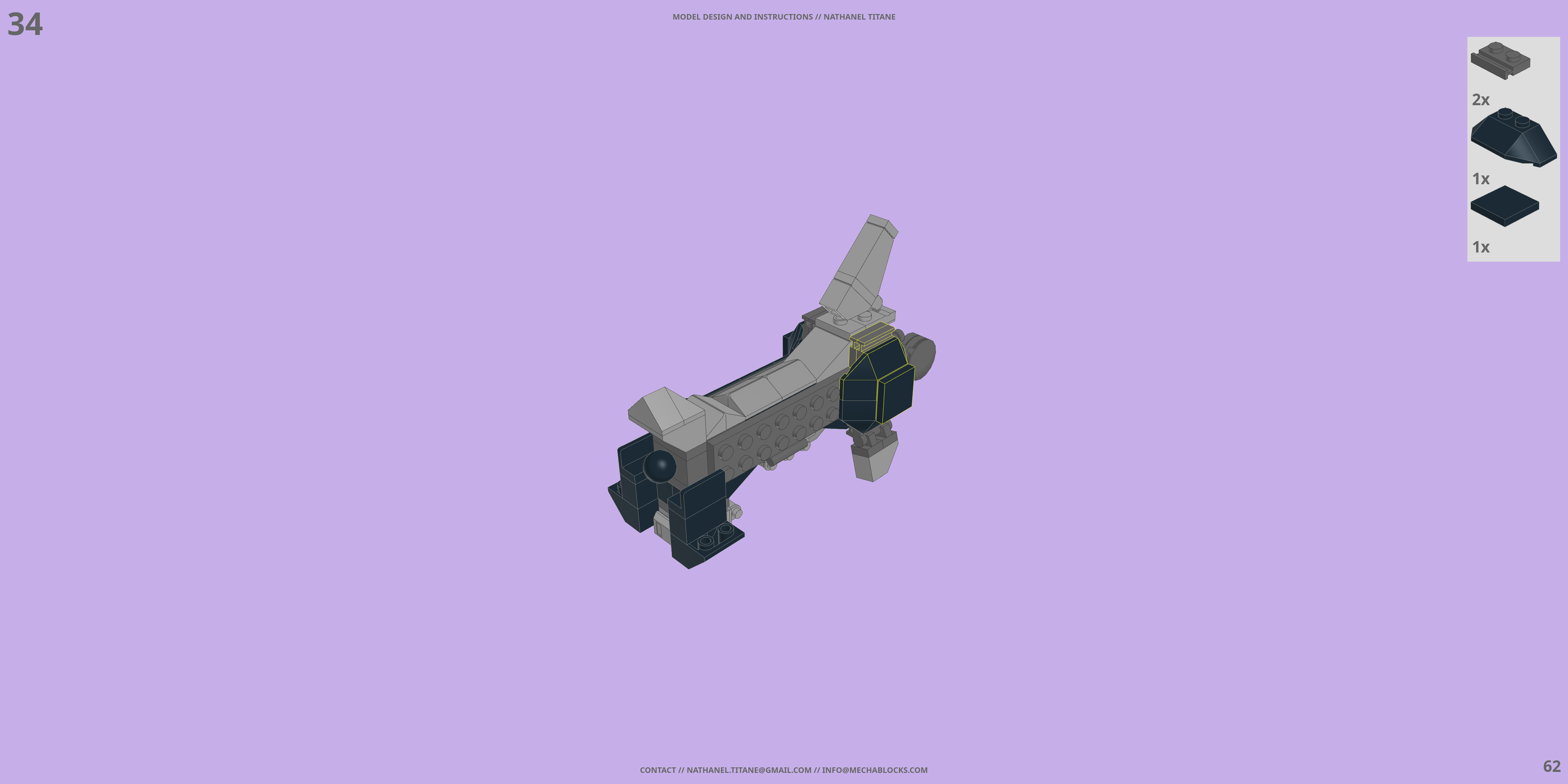 CR-C840-UL LIGHTWEIGHT LEGO® MOC - Instruction Sample - Page 2