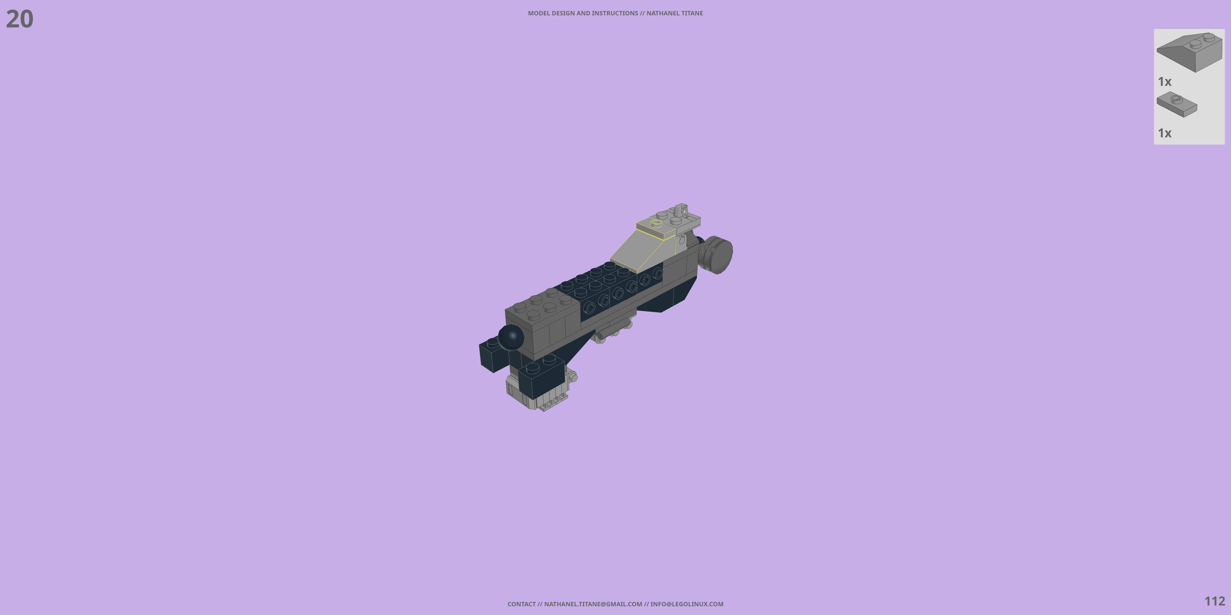CR-C840-UL LIGHTWEIGHT LEGO® MOC - Instruction Sample - Page 4