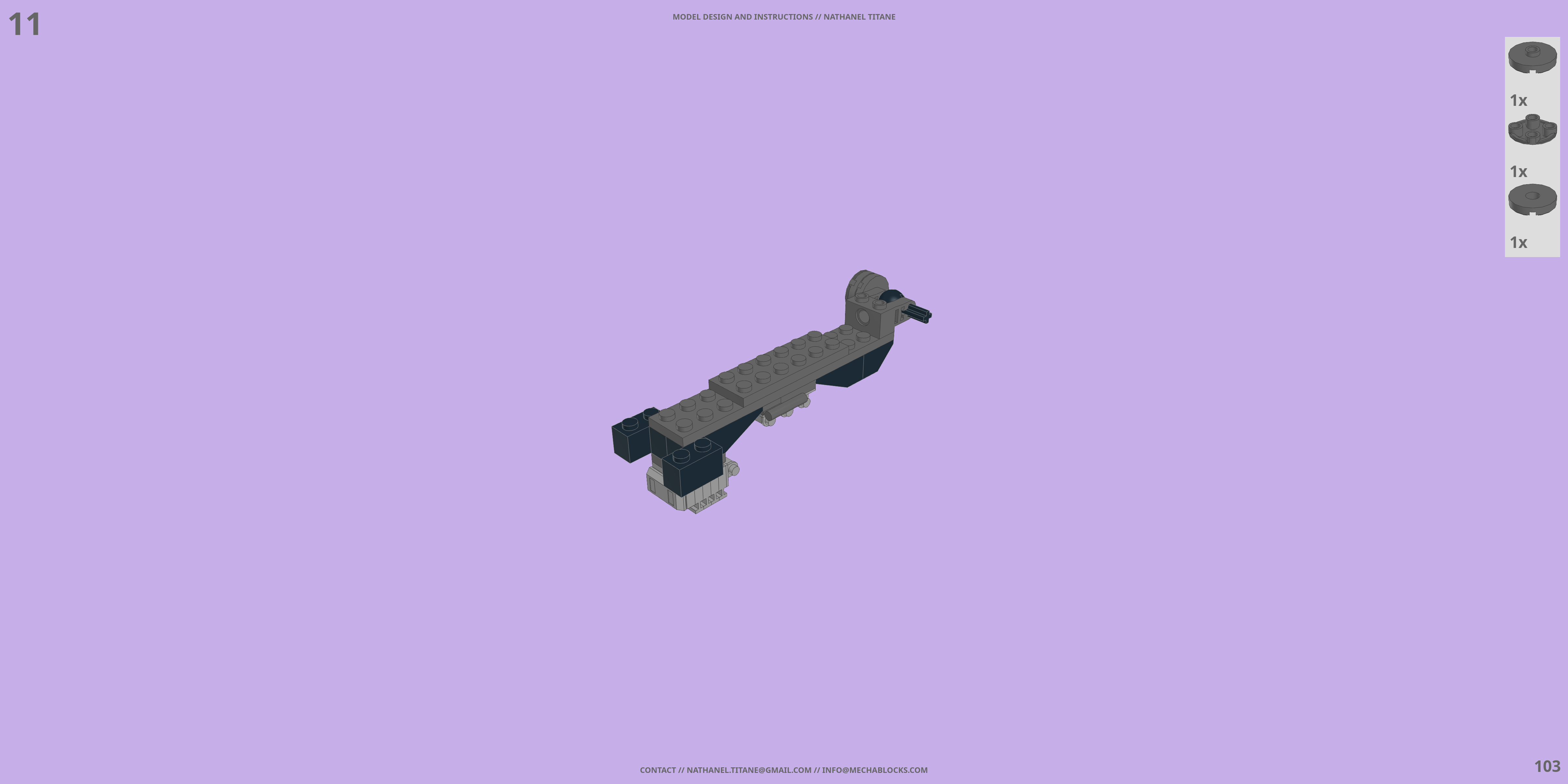 CR-C840-UL LIGHTWEIGHT LEGO® MOC - Instruction Sample - Page 4