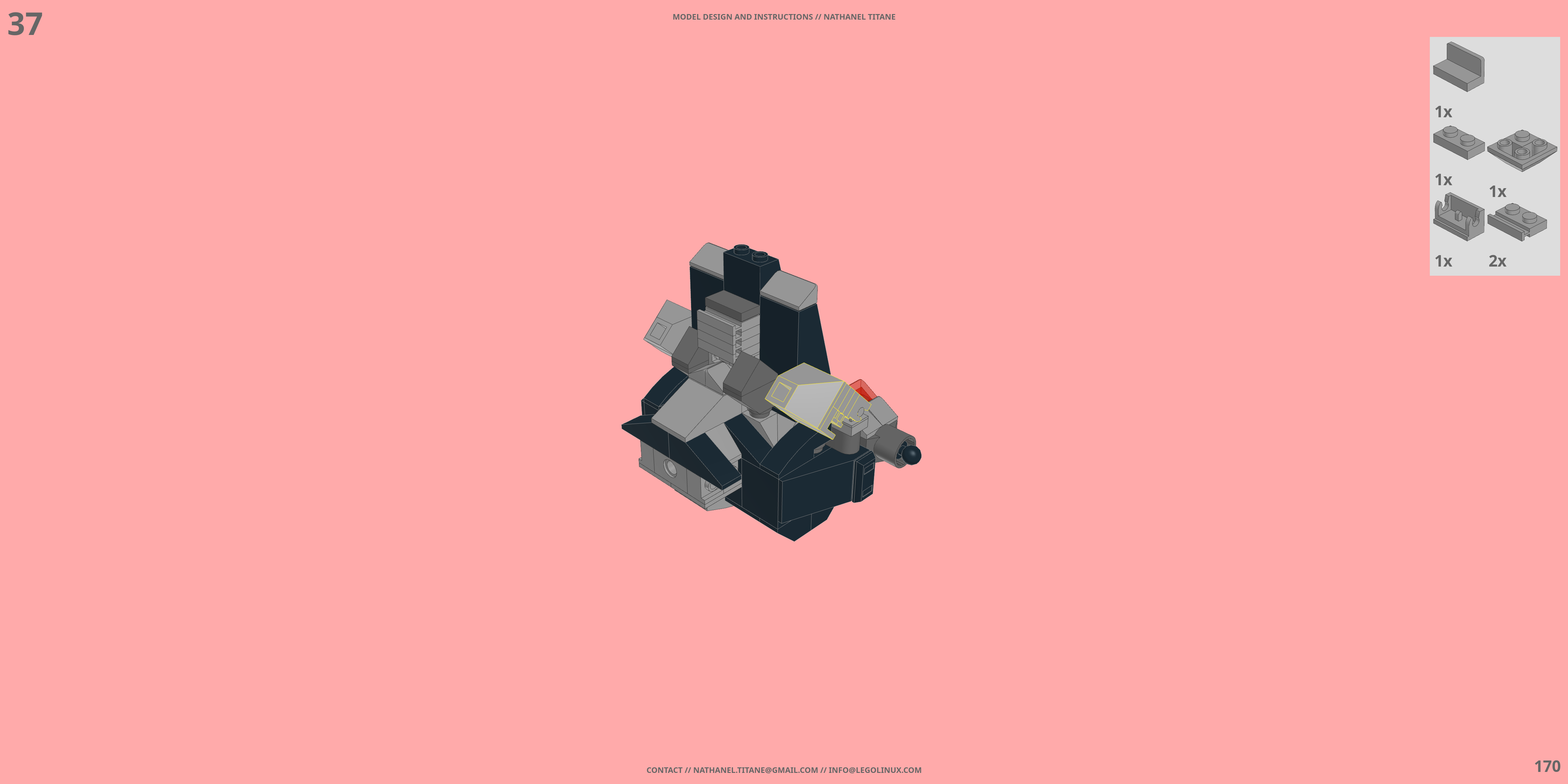 CR-C840-UL LIGHTWEIGHT LEGO® MOC - Instruction Sample - Page 5