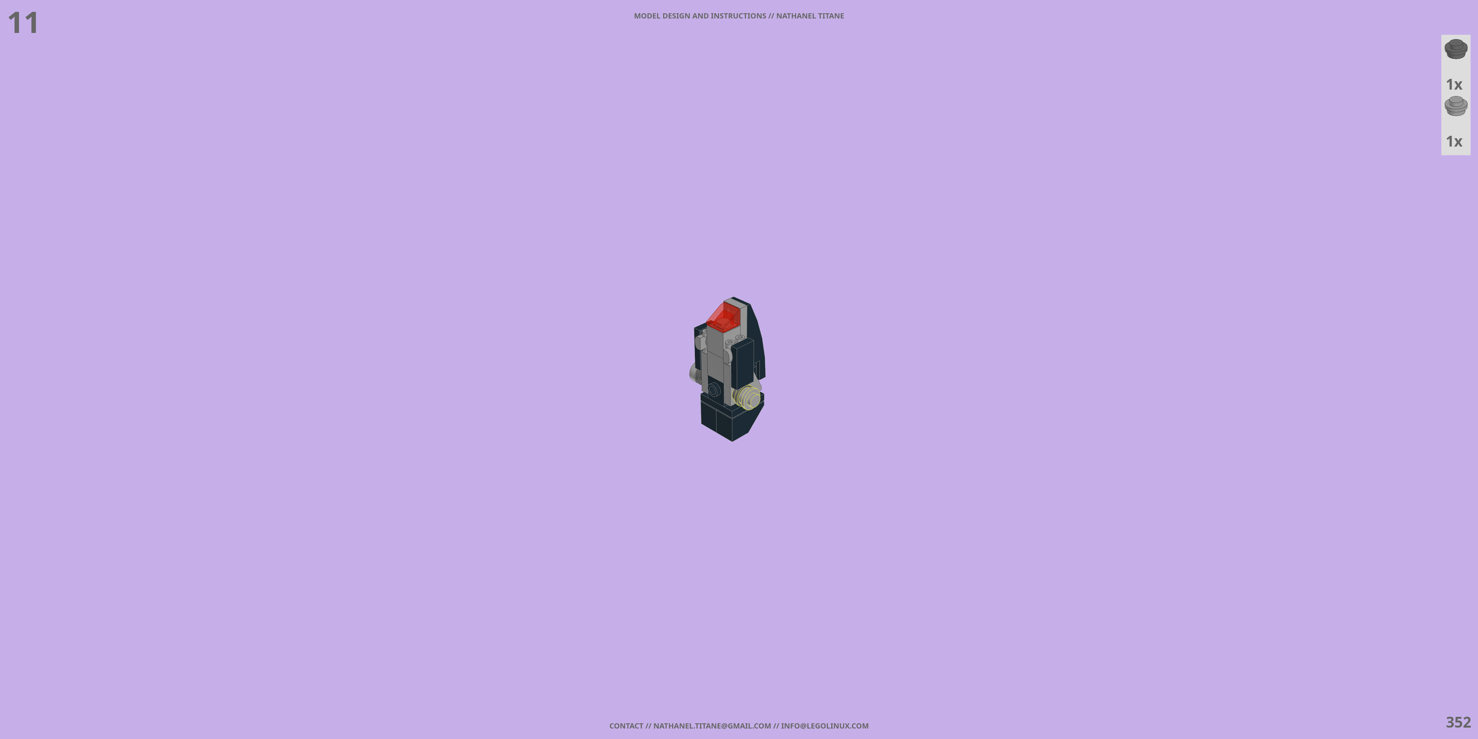 CR-C840-UL LIGHTWEIGHT LEGO® MOC - Instruction Sample - Page 6