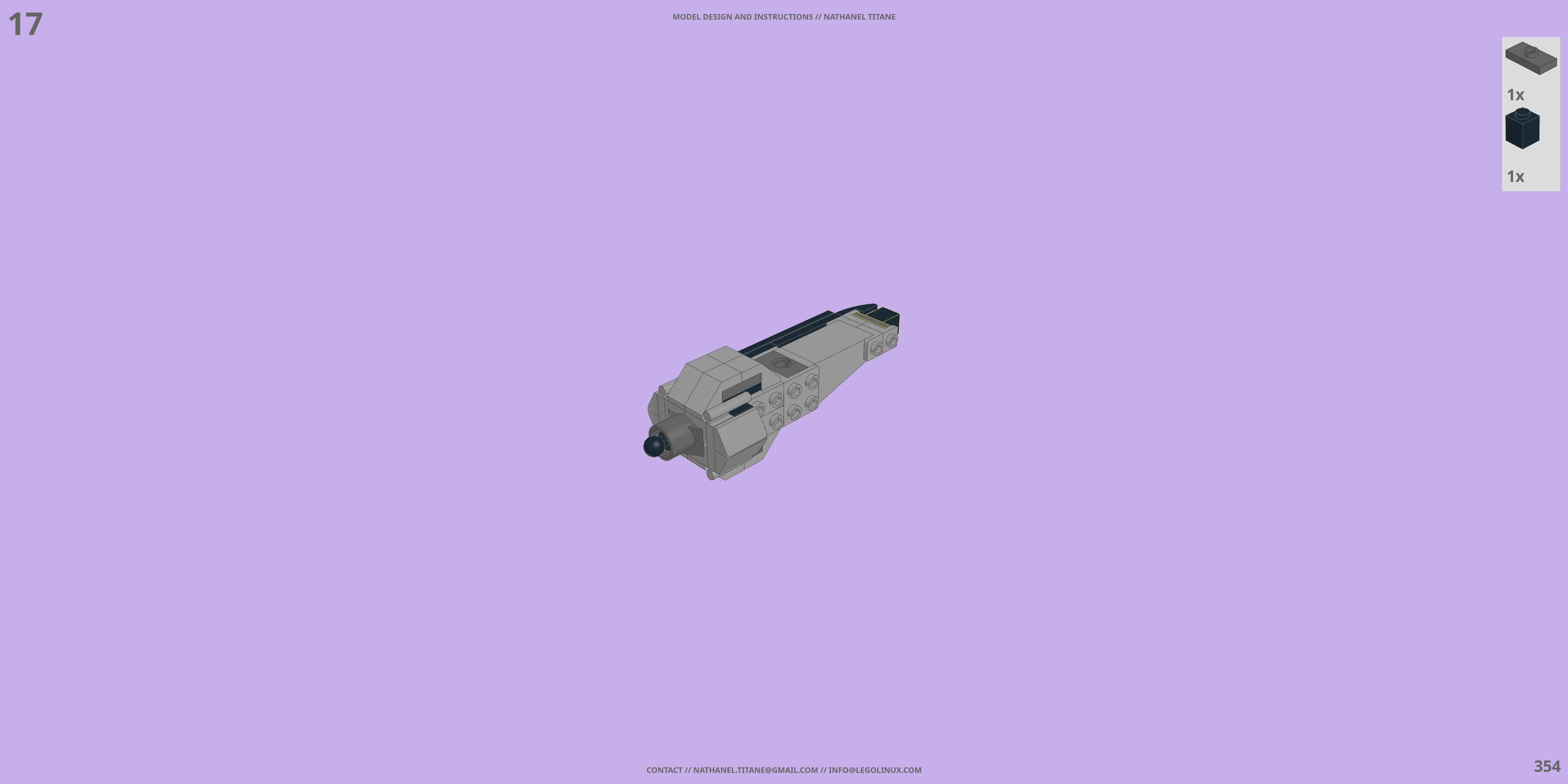 CR-C90U3 CASCADE RANGE LEGO® MOC - Instruction Sample - Page 6