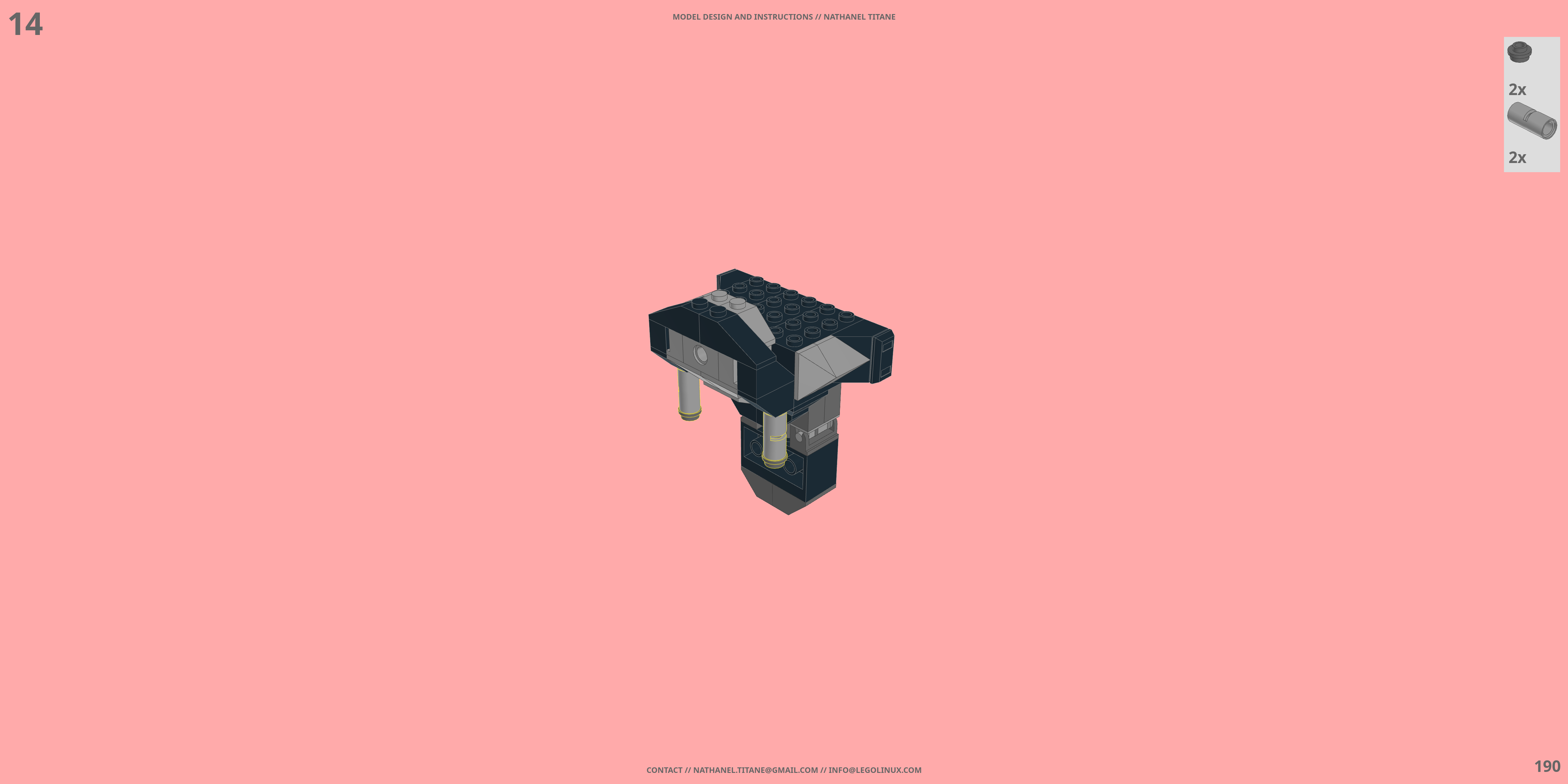 CR-C90U3 DUAL FACE LEGO® MOC - Instruction Sample - Page 5