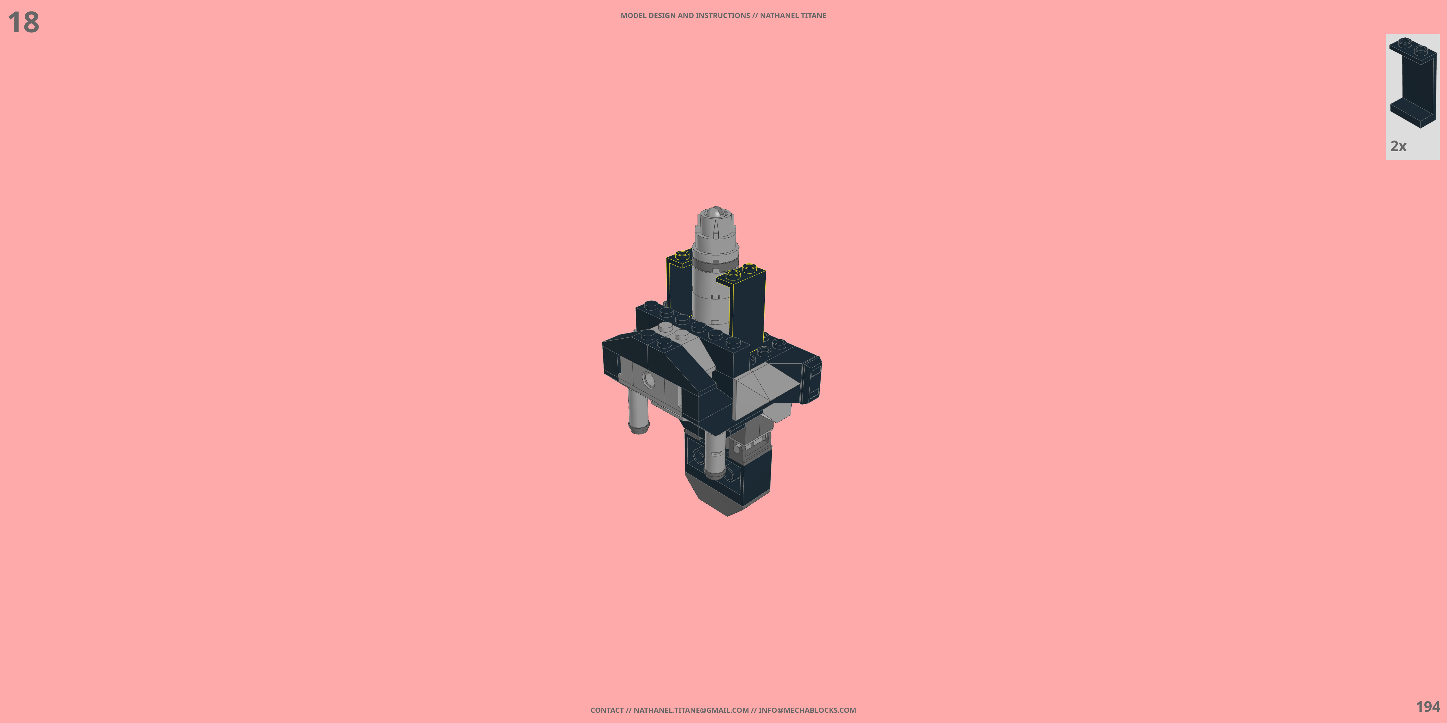 CR-C90U3 DUAL FACE LEGO® MOC - Instruction Sample - Page 5