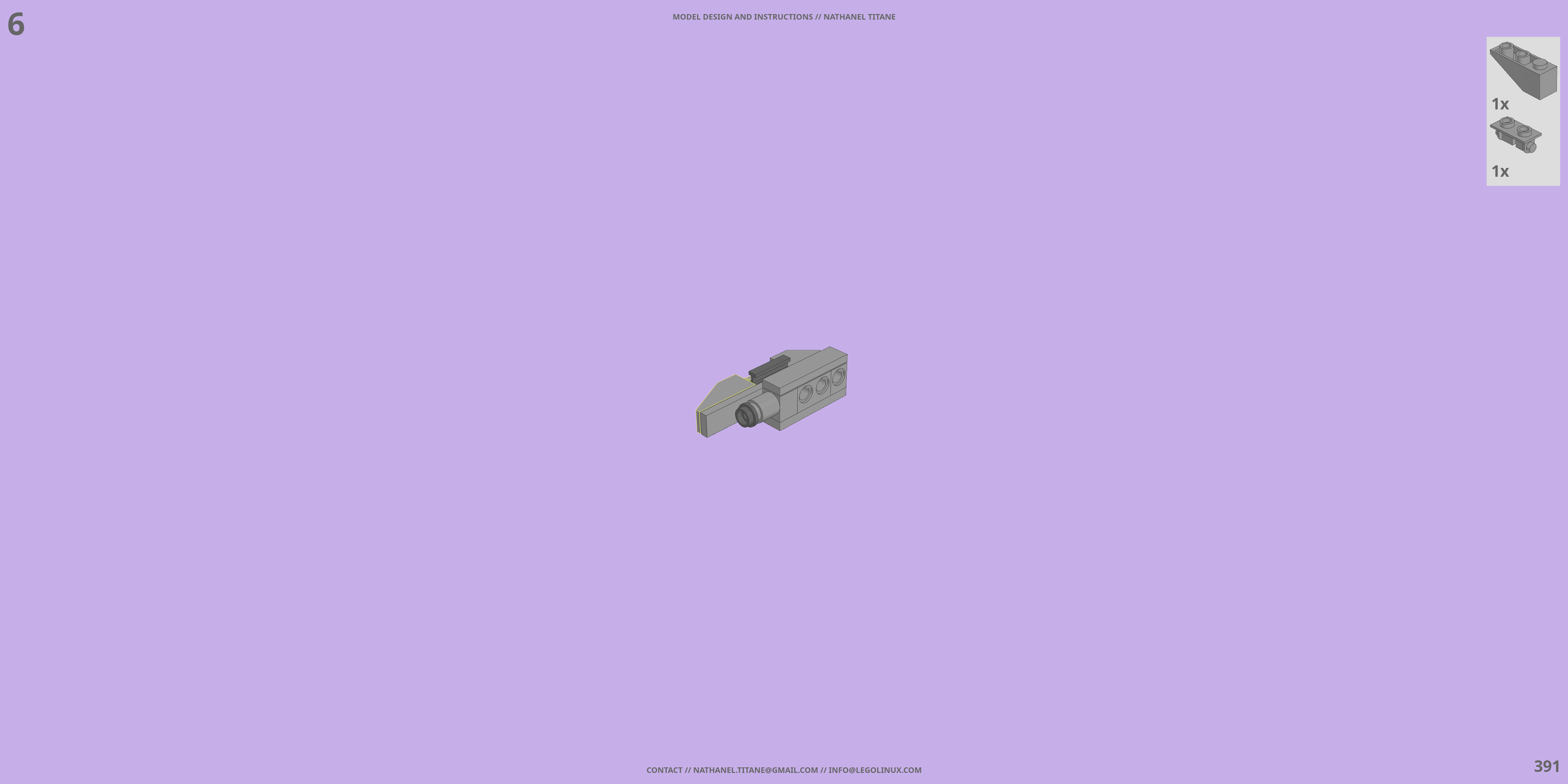 CR-C90U3 DUAL FACE LEGO® MOC - Instruction Sample - Page 6