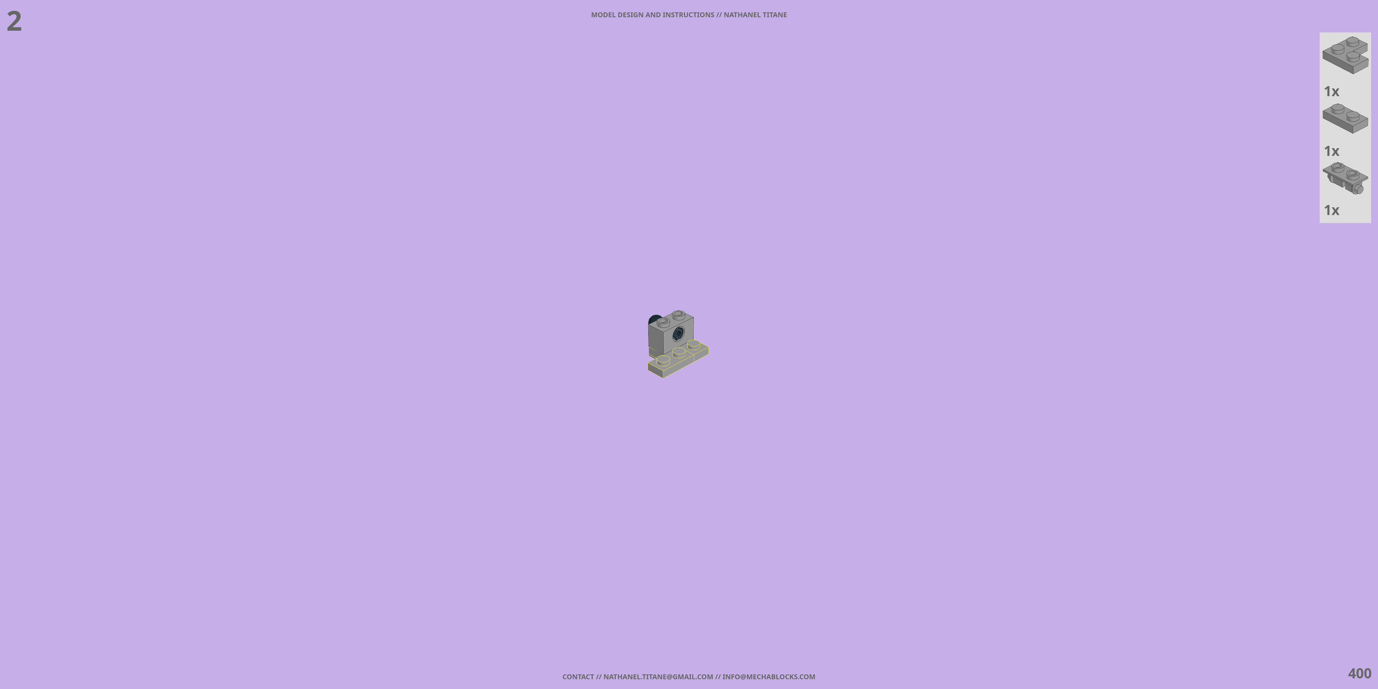 CR-C90U3 DUAL FACE LEGO® MOC - Instruction Sample - Page 6