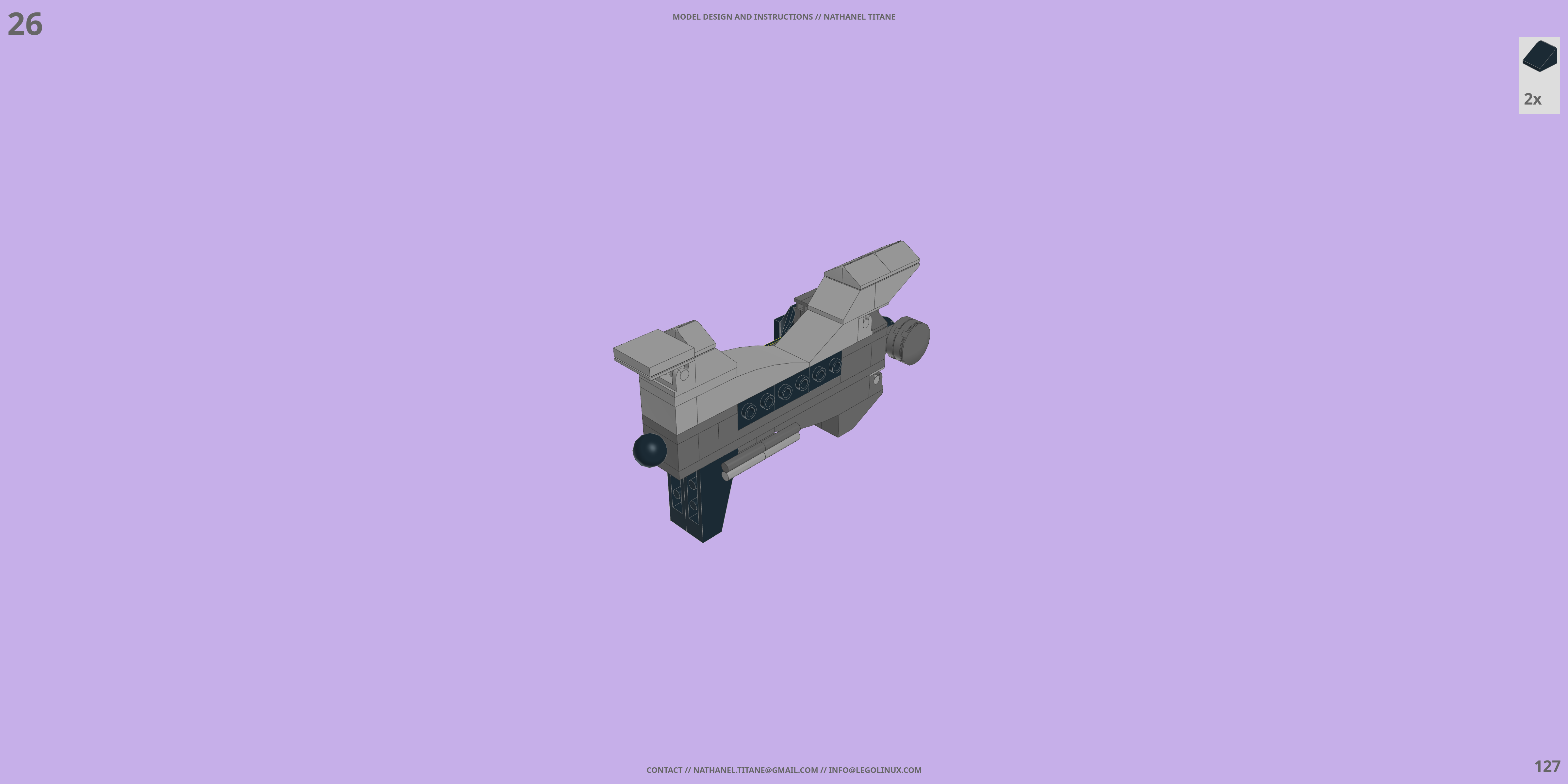 CR-C98E2 NINEBALL LEGO® MOC - Instruction Sample - Page 4