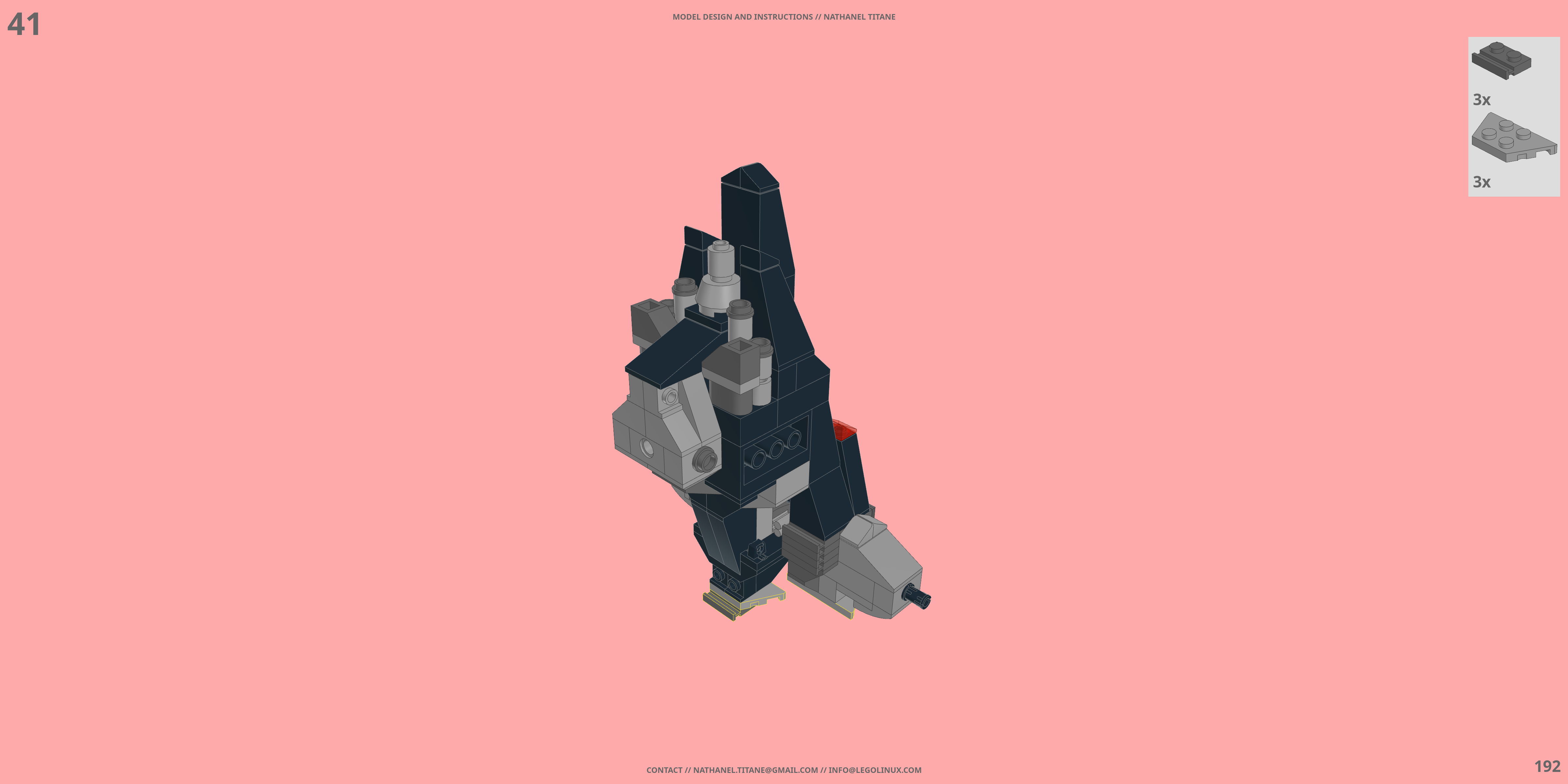 CR-C98E2 NINEBALL LEGO® MOC - Instruction Sample - Page 5