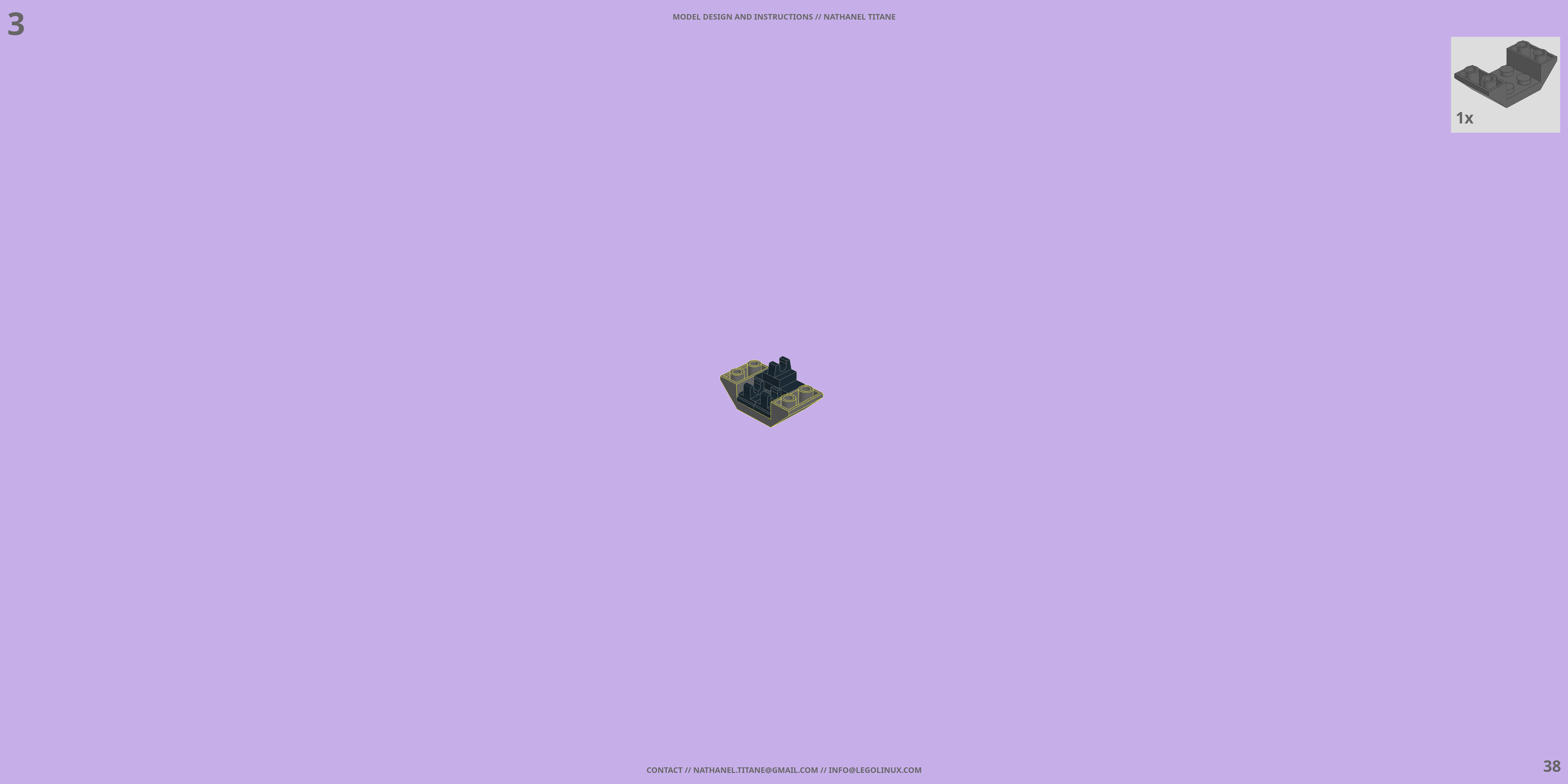 TETSUHIME LEGO® MOC - Instruction Sample - Page 3