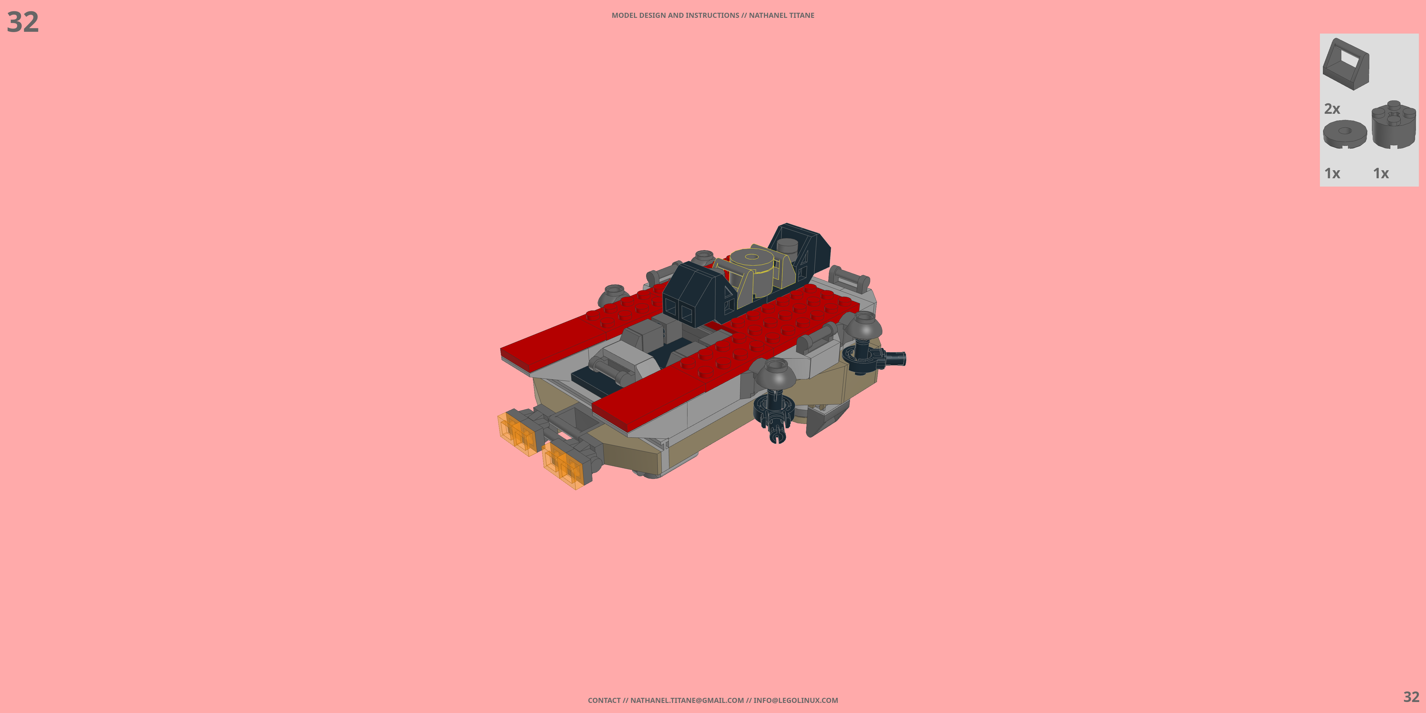 BP-02D CICADA LEGO® MOC - Instruction Sample - Page 2