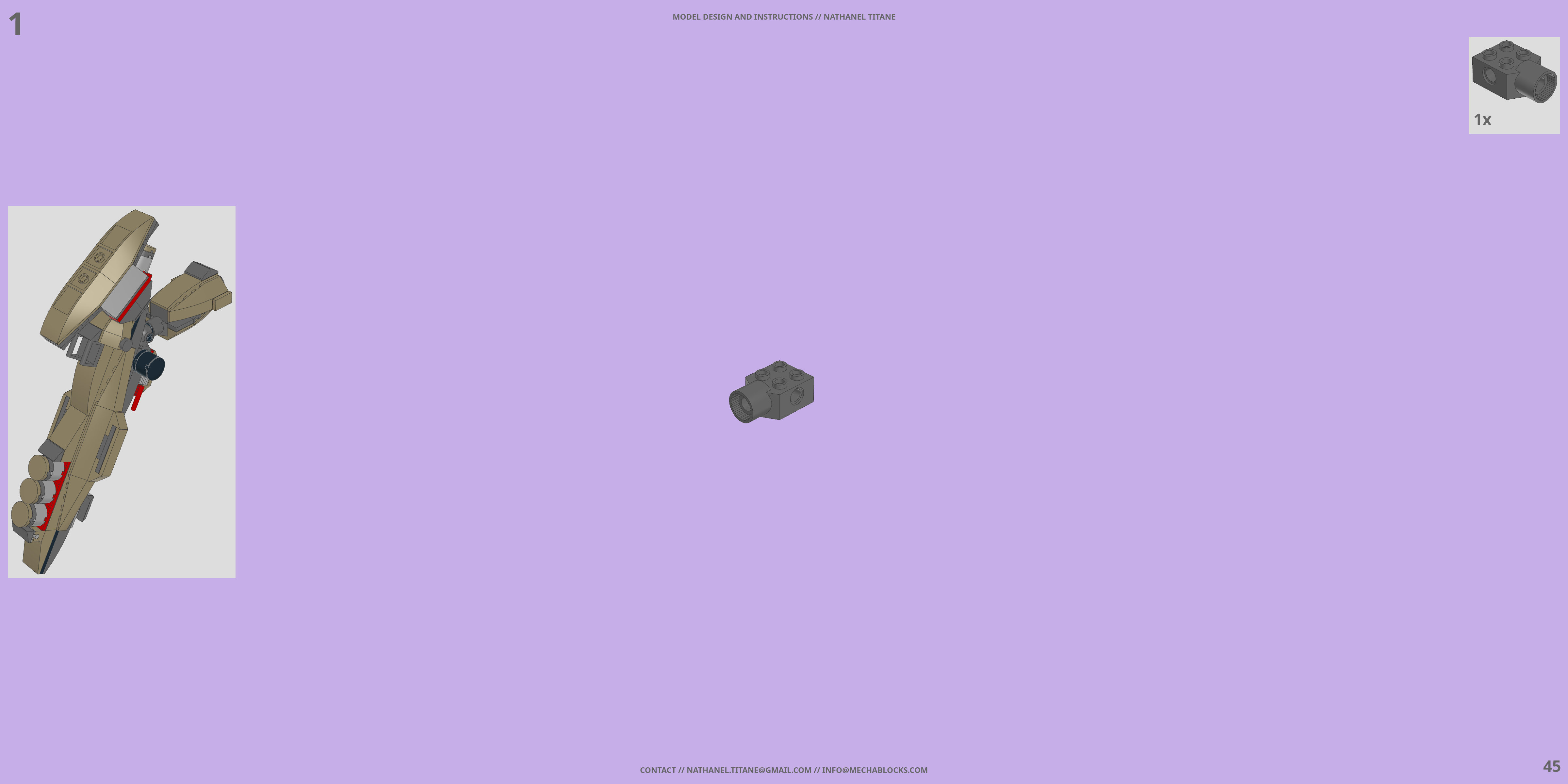BP-02D CICADA LEGO® MOC - Instruction Sample - Page 3