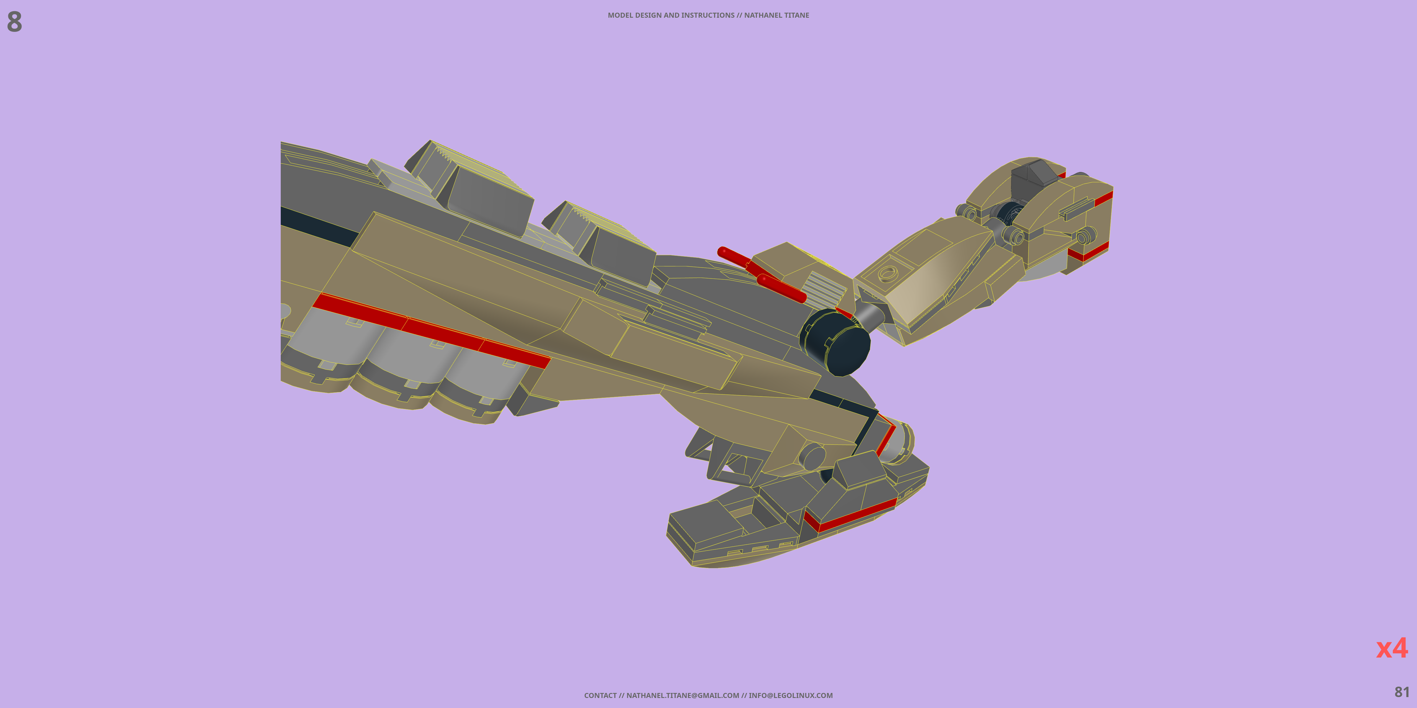 BP-02D CICADA LEGO® MOC - Instruction Sample - Page 5