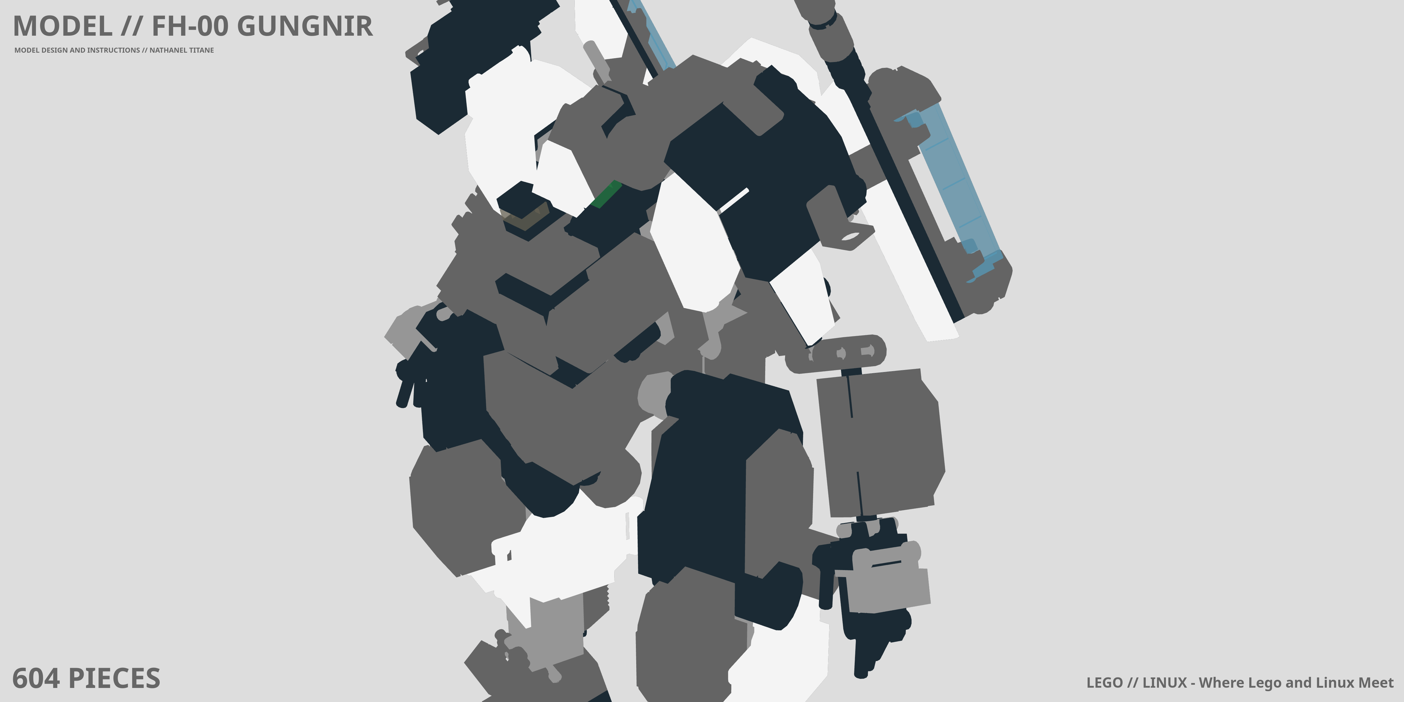 FH-00 GUNGNIR LEGO® MOC - Instruction Sample - Page 1