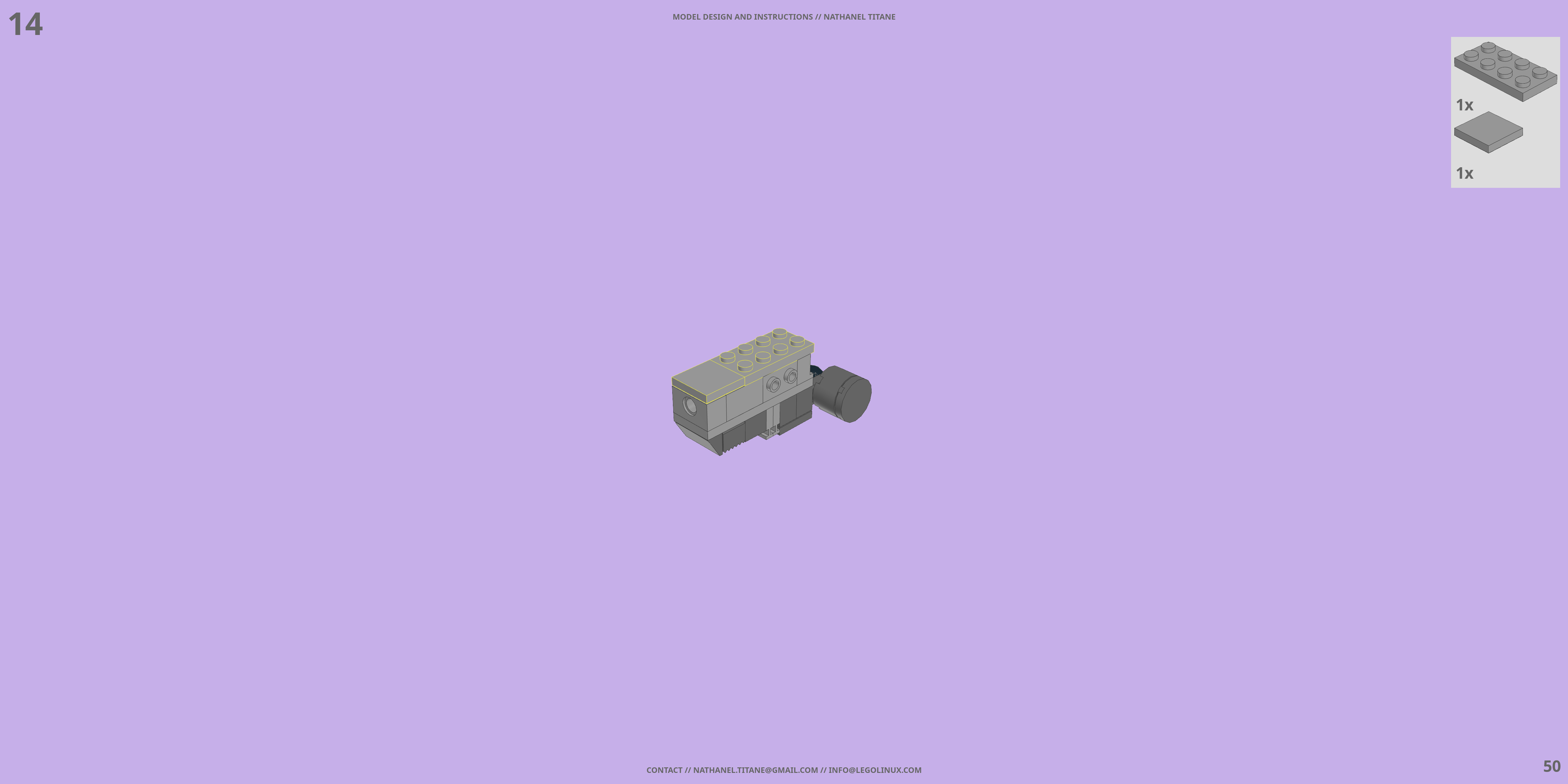 FH-00 GUNGNIR LEGO® MOC - Instruction Sample - Page 2
