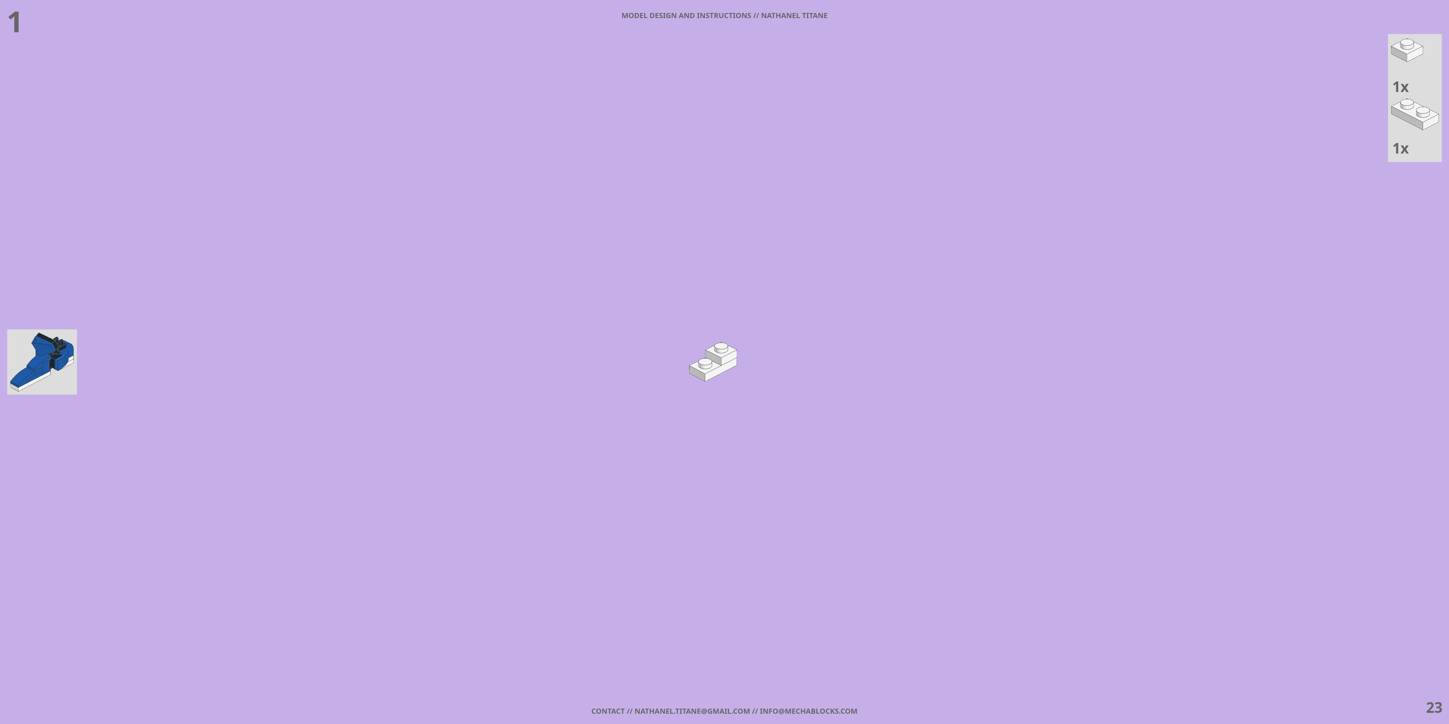 EVA-00 EVANGELION LEGO® MOC - Instruction Sample - Page 2