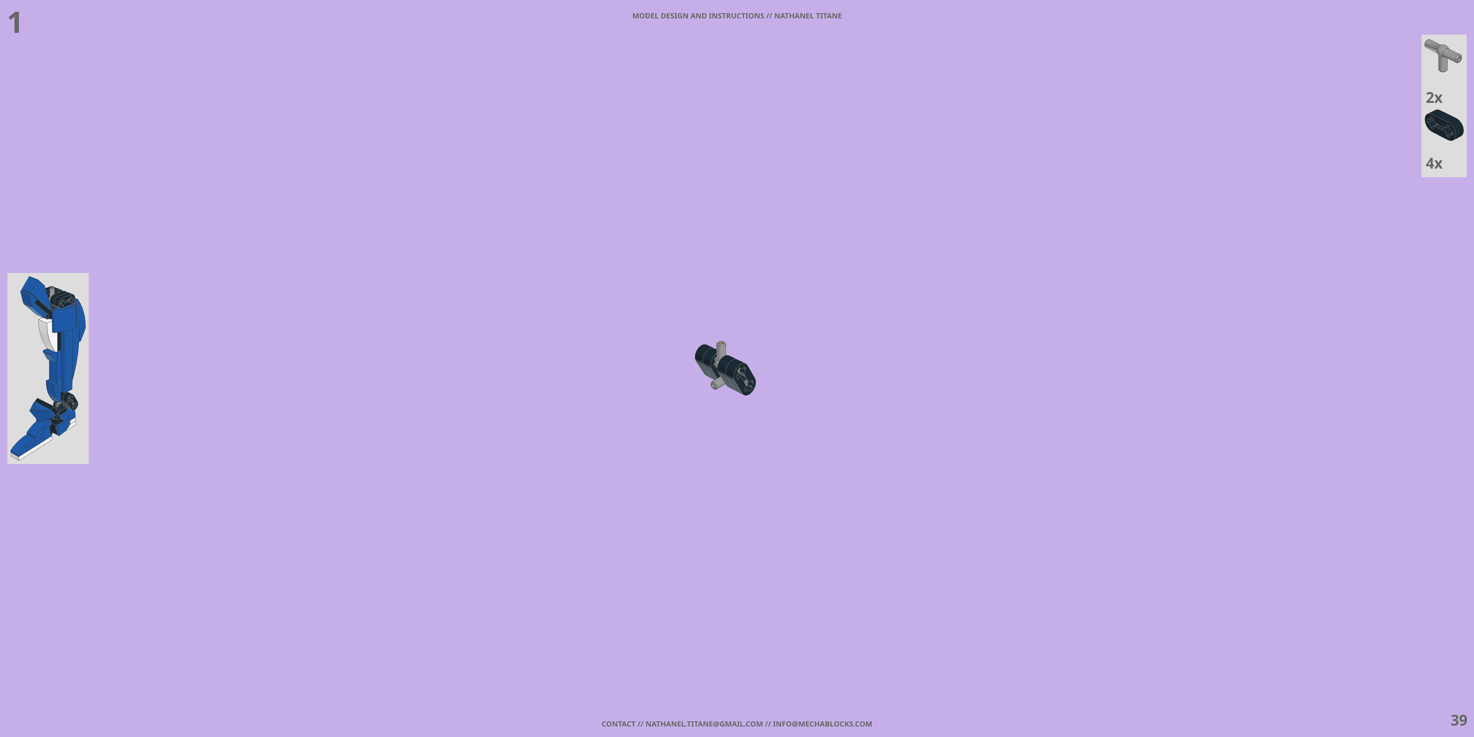 EVA-00 EVANGELION LEGO® MOC - Instruction Sample - Page 4