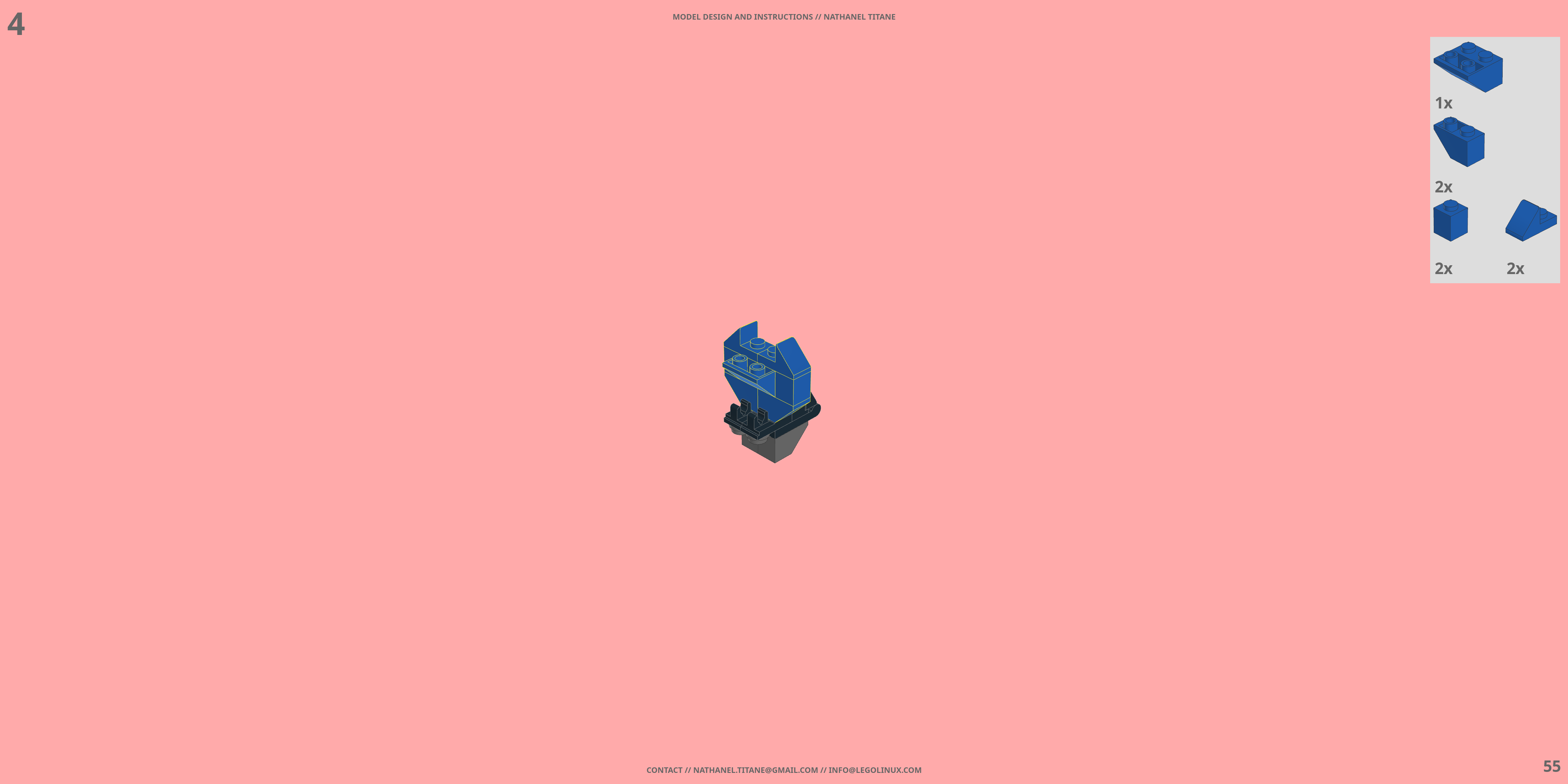 EVA-00 EVANGELION LEGO® MOC - Instruction Sample - Page 5