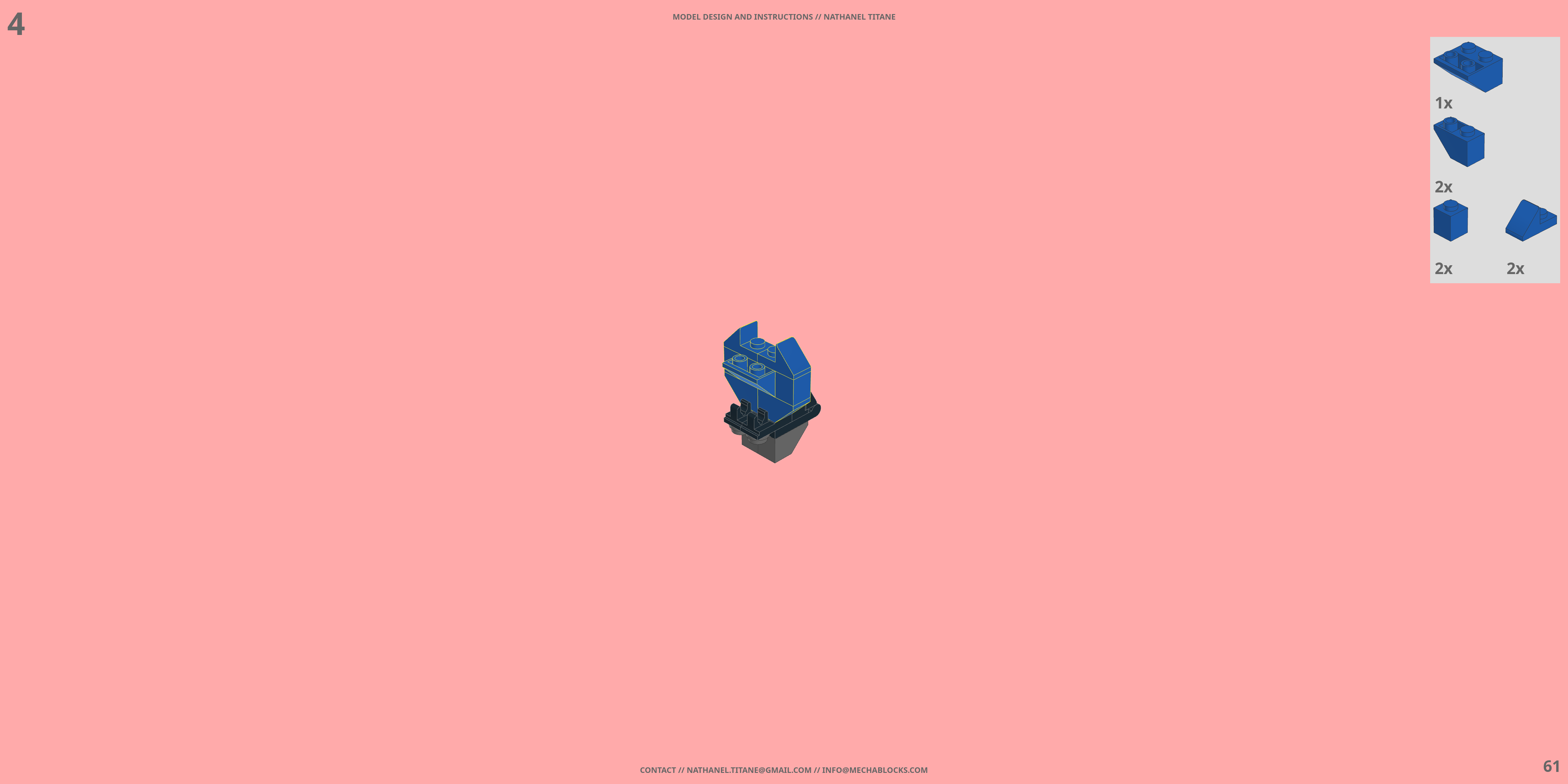 EVA-00 EVANGELION LEGO® MOC - Instruction Sample - Page 5