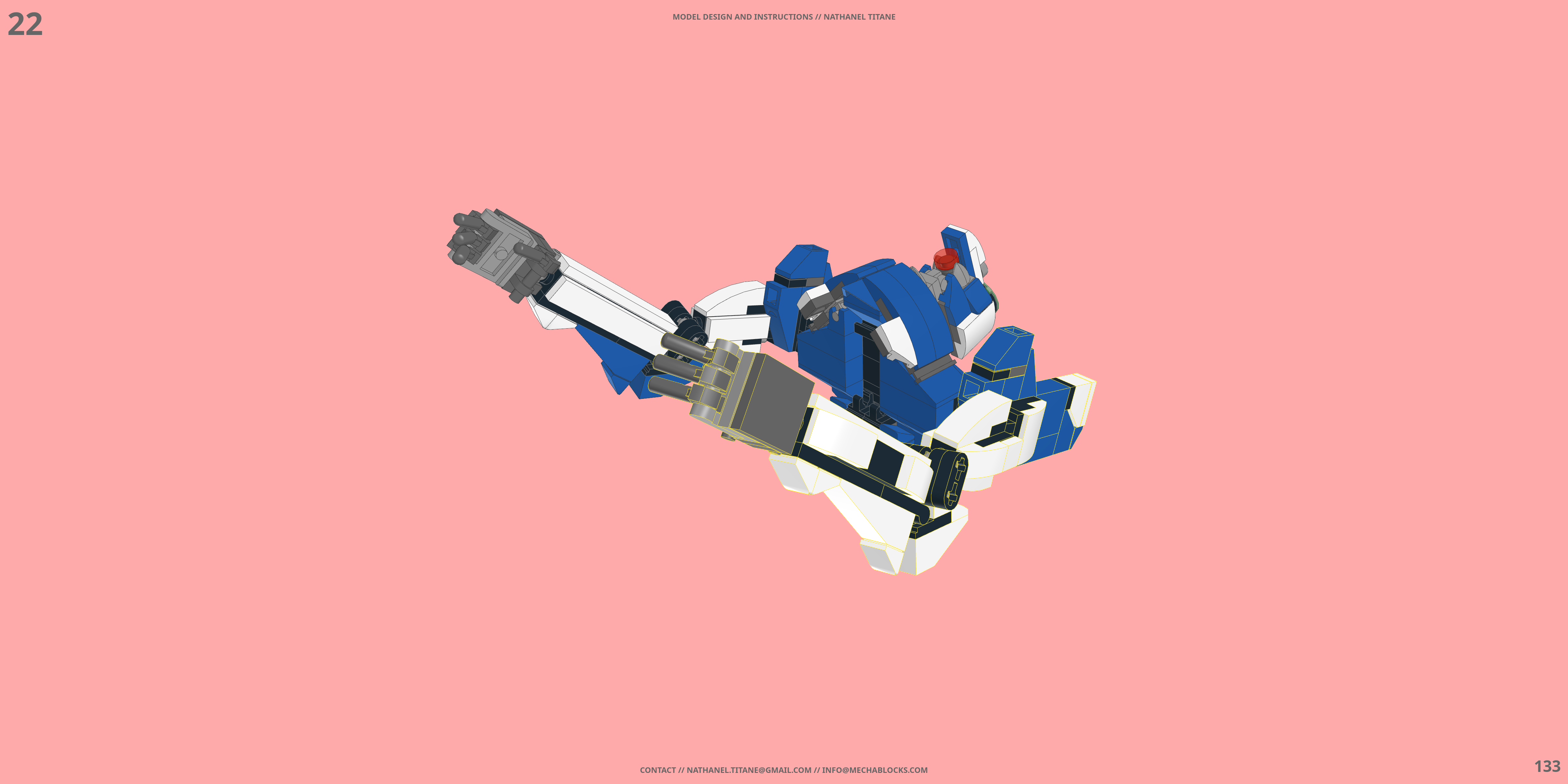 EVA-00 EVANGELION LEGO® MOC - Instruction Sample - Page 6