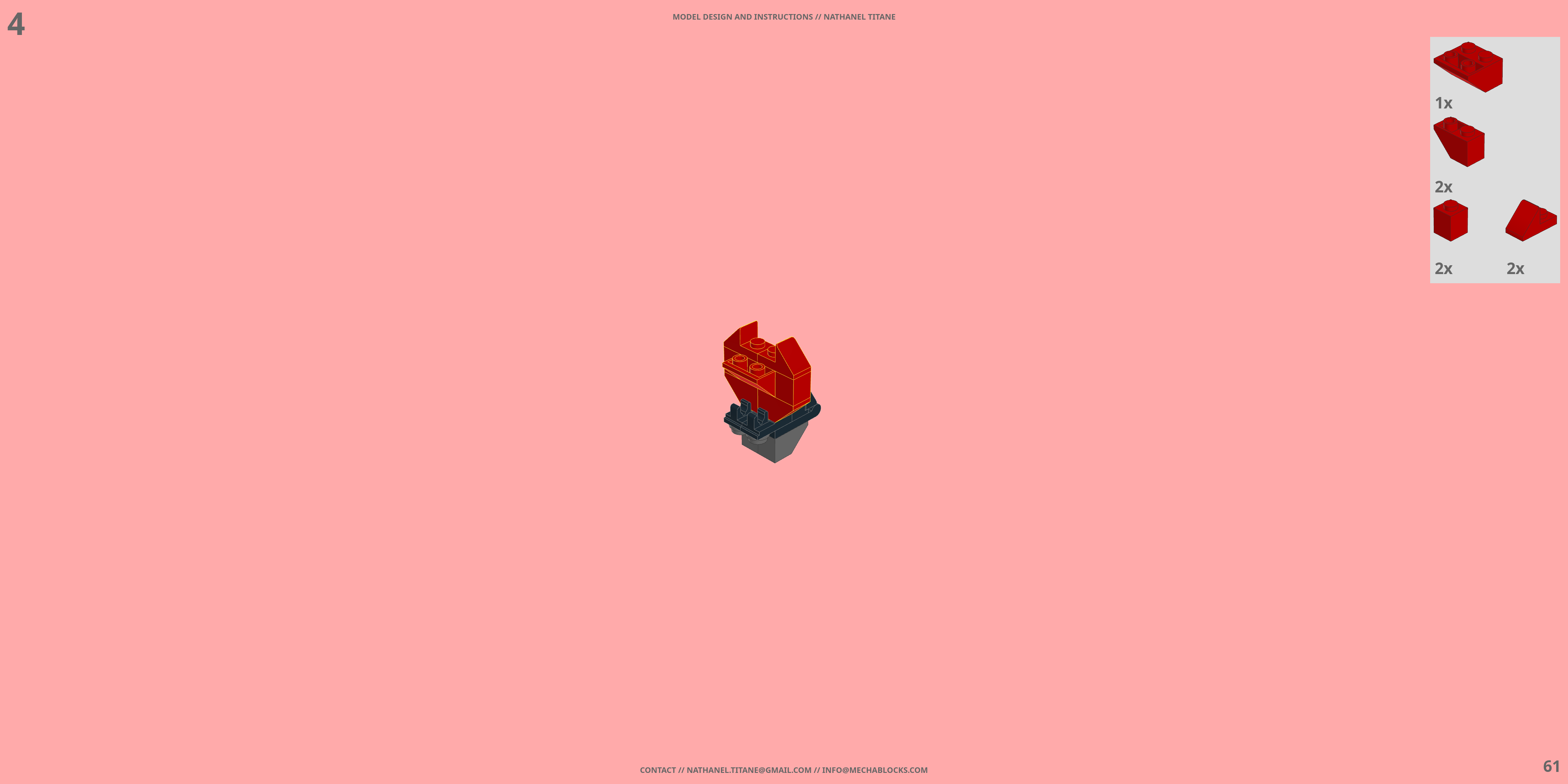 EVA-02 EVANGELION LEGO® MOC - Instruction Sample - Page 5
