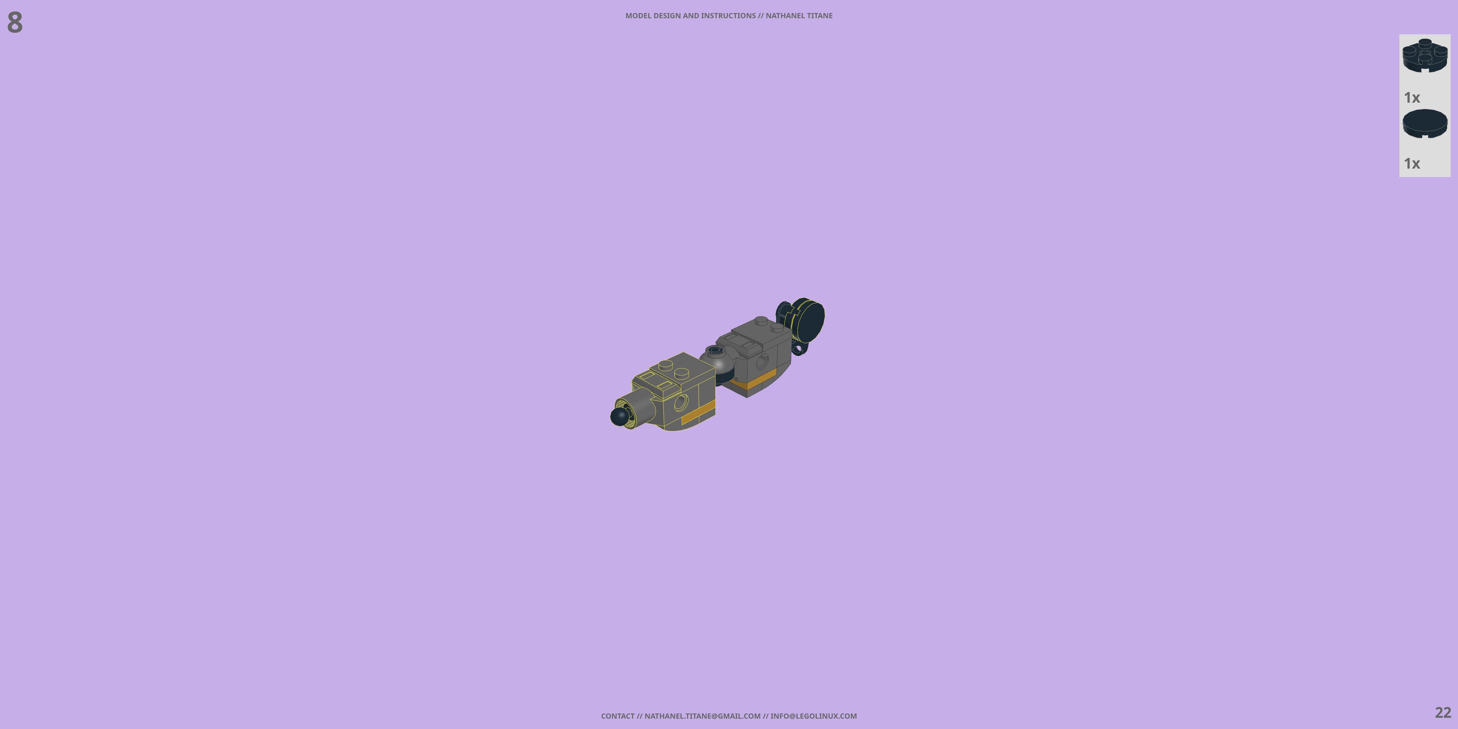 EXO-00 FRAME LEGO® MOC - Instruction Sample - Page 3