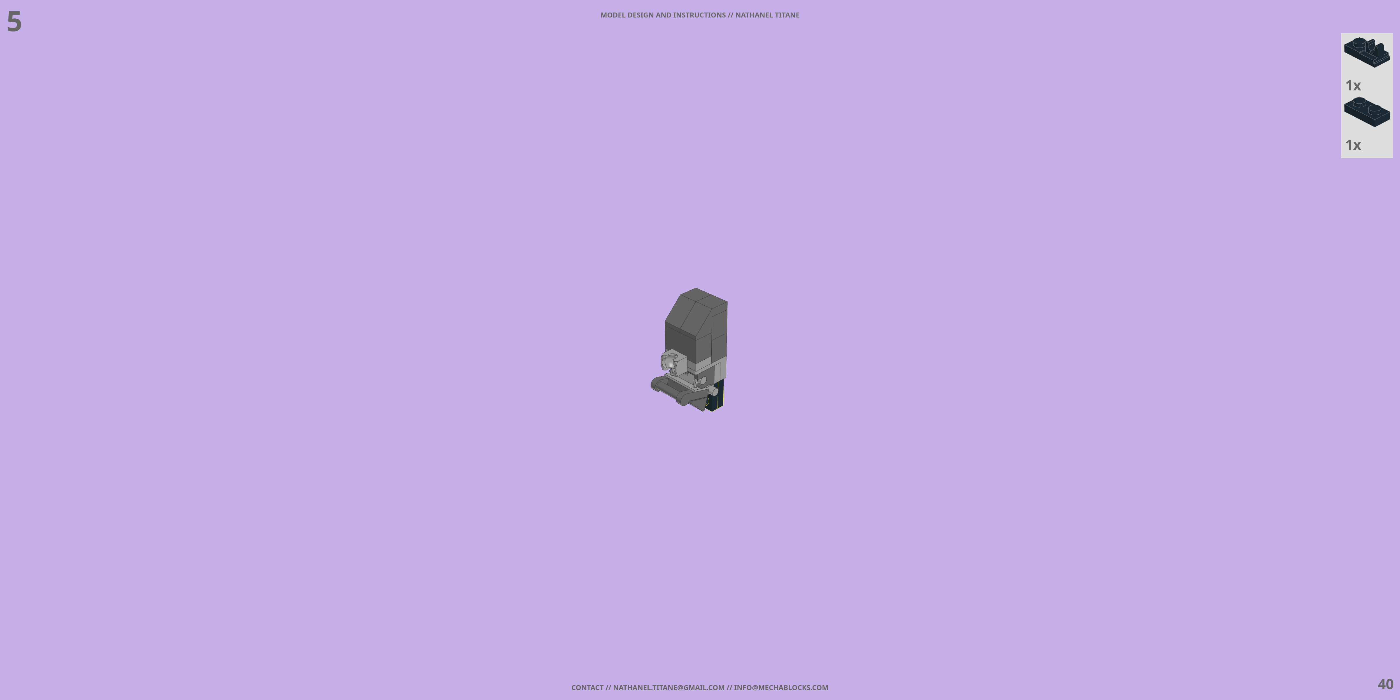 EXO-00 FRAME LEGO® MOC - Instruction Sample - Page 4