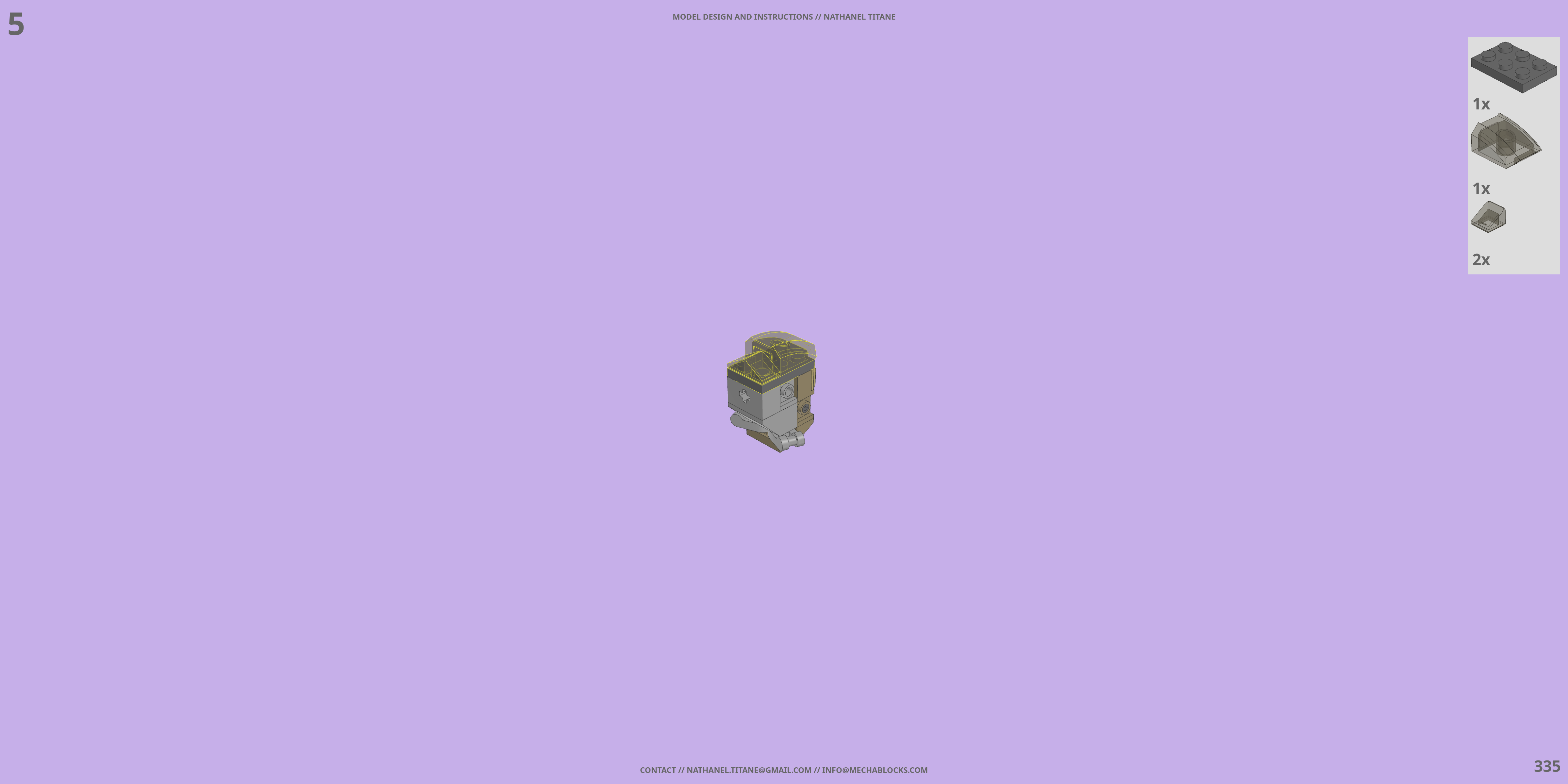 EXO-01 TOAD LEGO® MOC - Instruction Sample - Page 6
