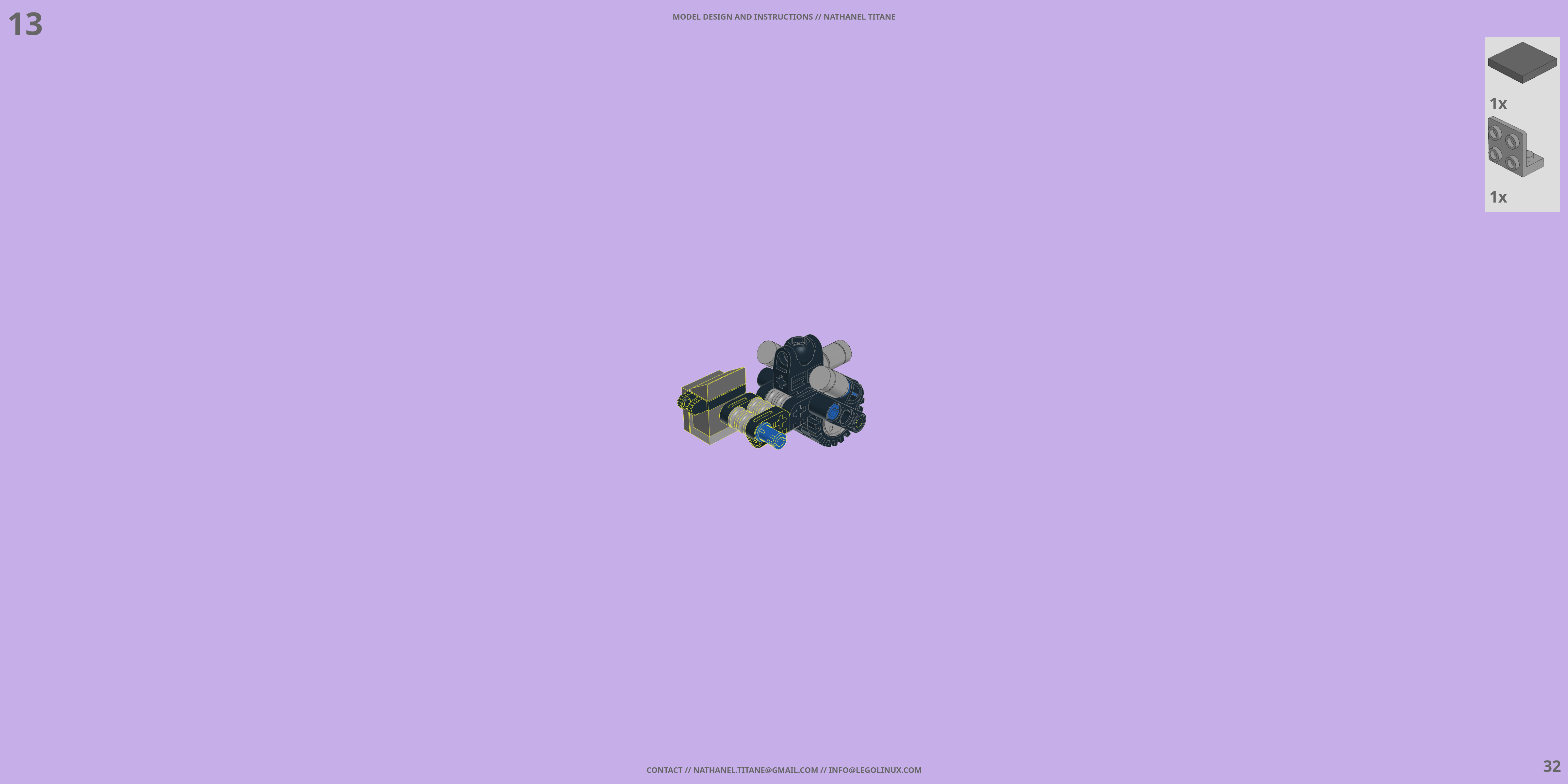 HACS-01G-SCT CHEETAH LEGO® MOC - Instruction Sample - Page 3