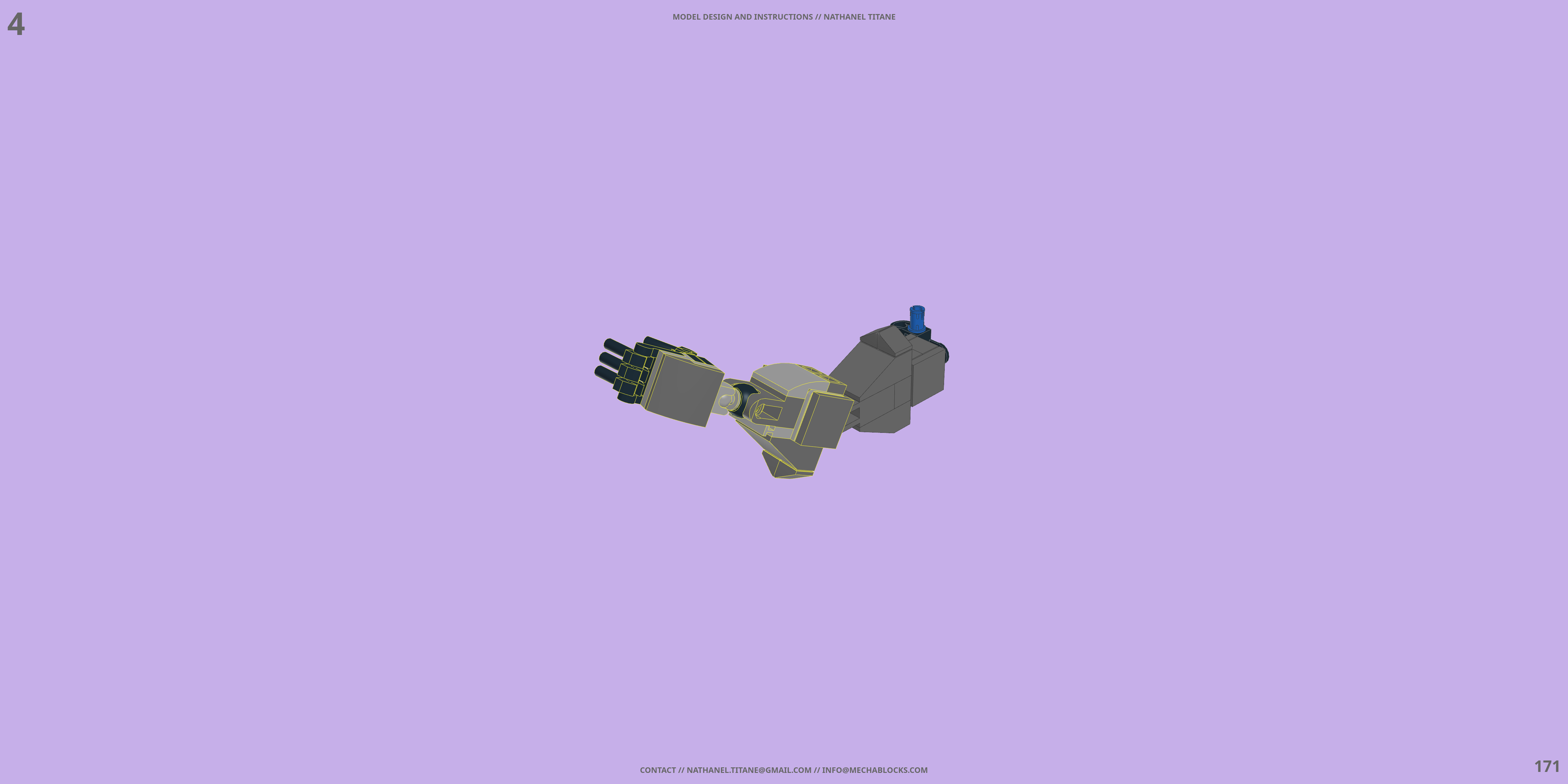 HACS-01G-SCT CHEETAH LEGO® MOC - Instruction Sample - Page 6
