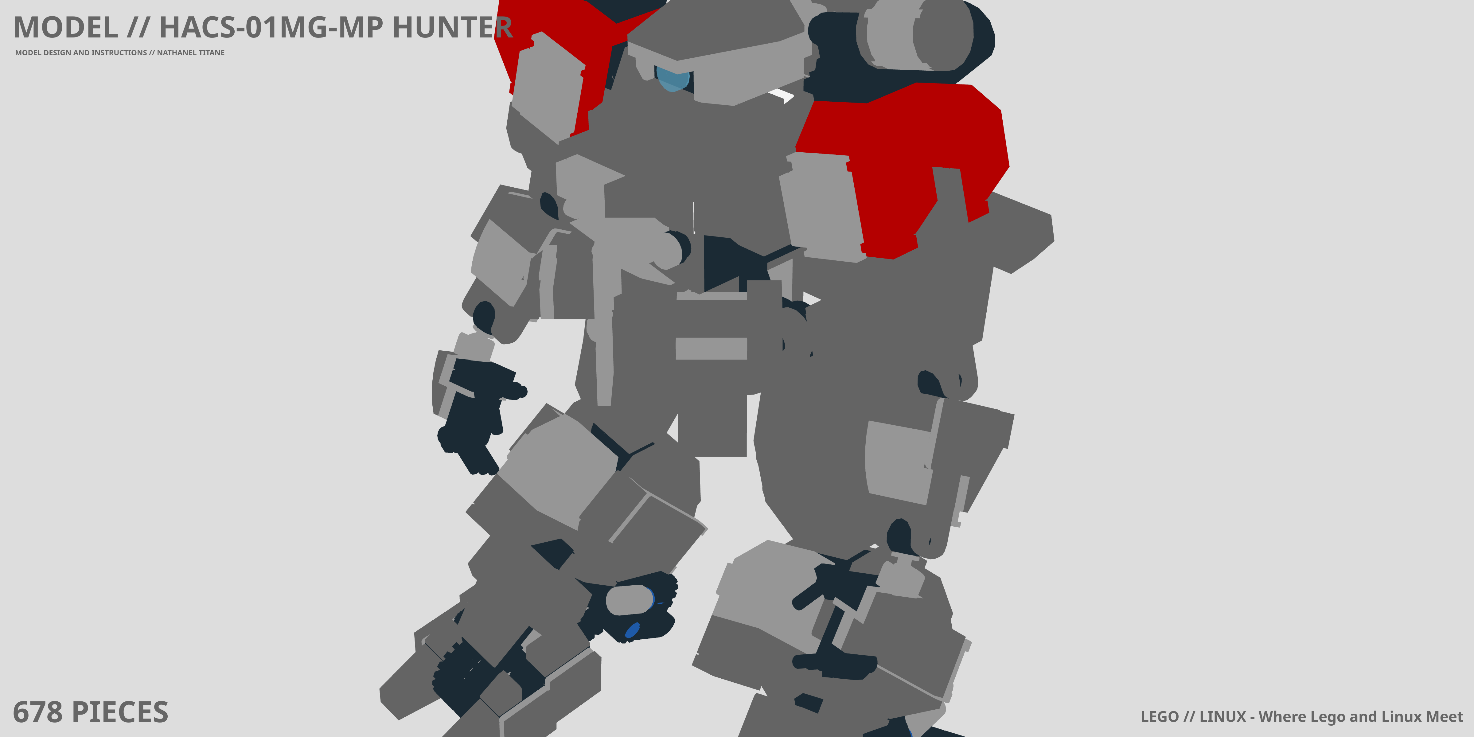 HACS-01MG-MP HUNTER LEGO® MOC - Instruction Sample - Page 1