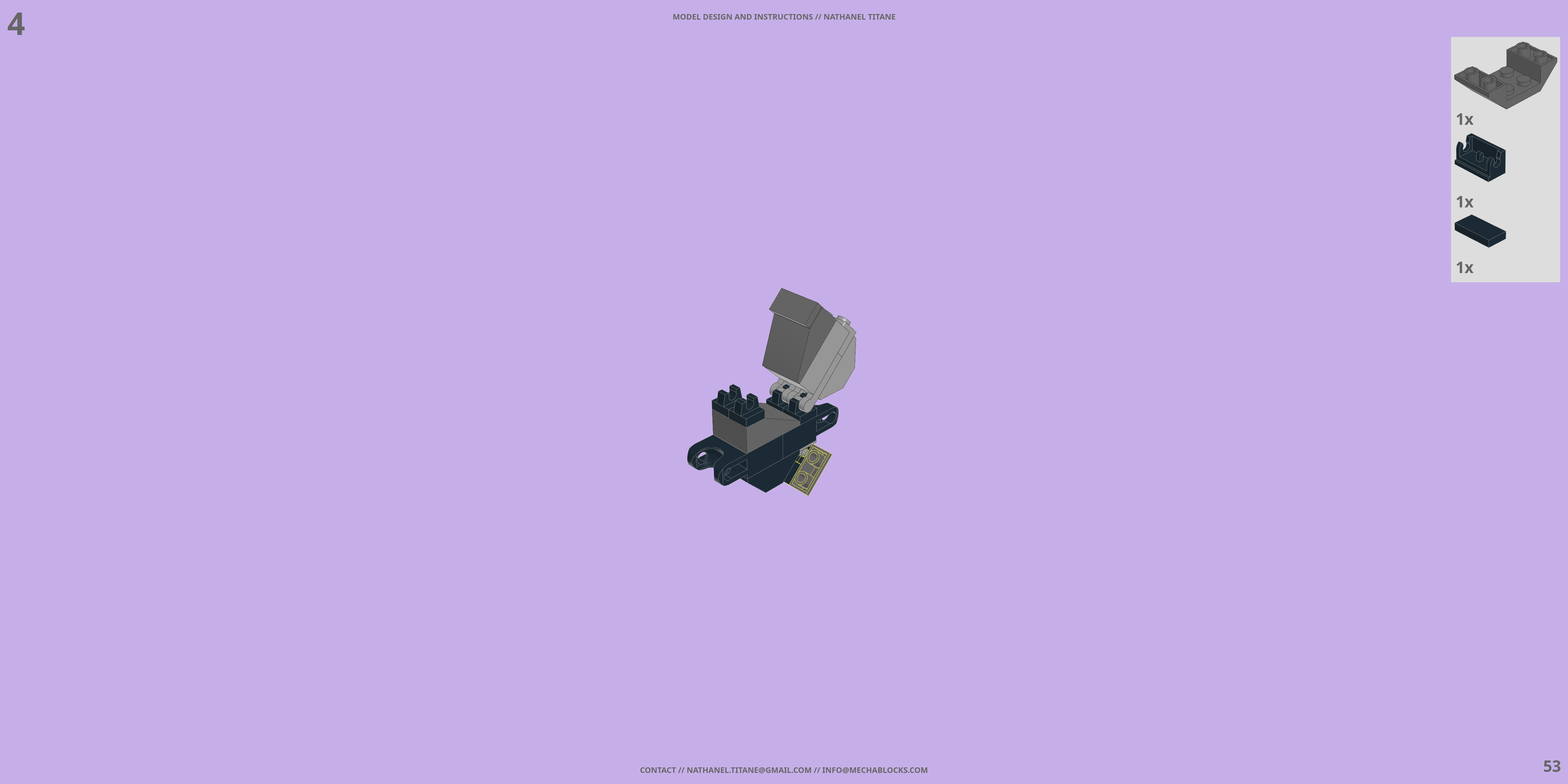HACS-01MG-MP HUNTER LEGO® MOC - Instruction Sample - Page 4