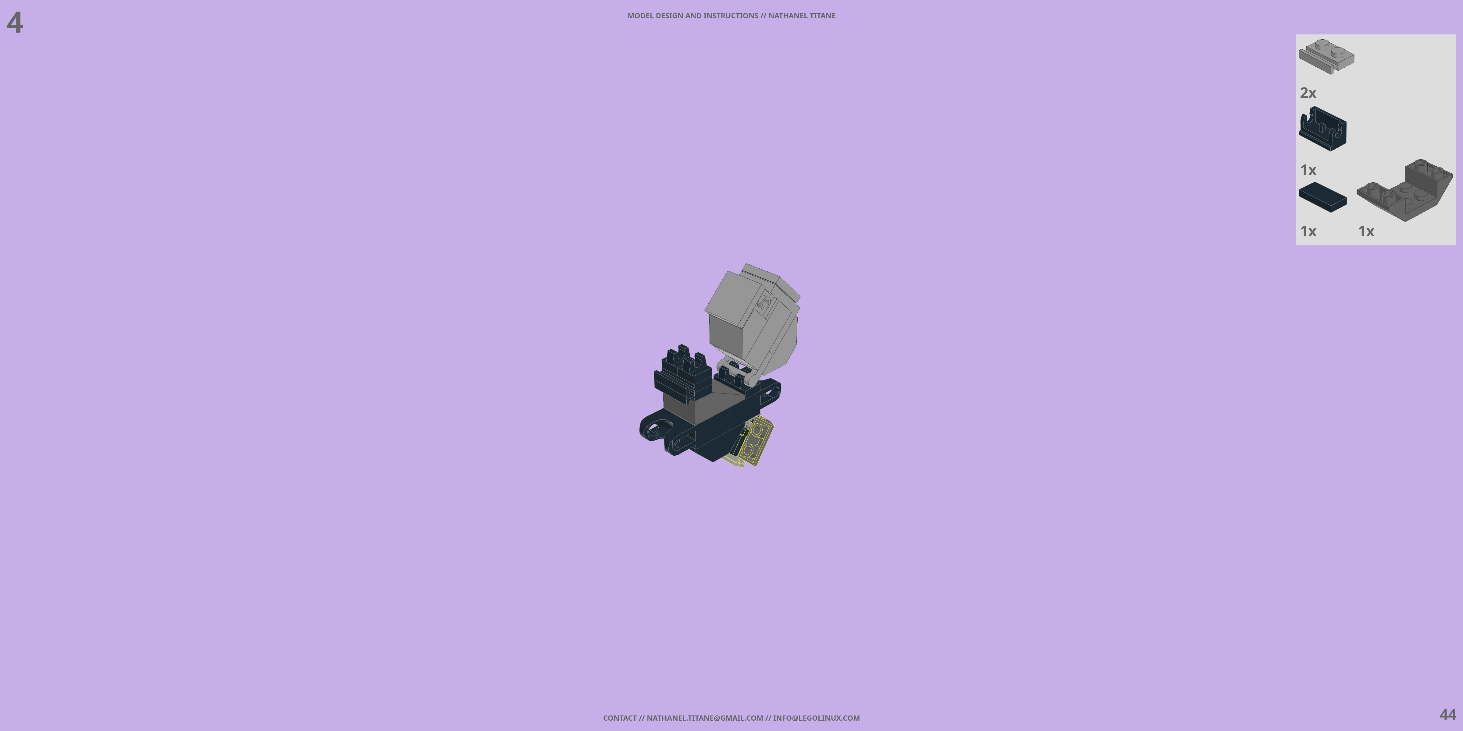 HACS-02HG-MPS GRIZZLY LEGO® MOC - Instruction Sample - Page 4