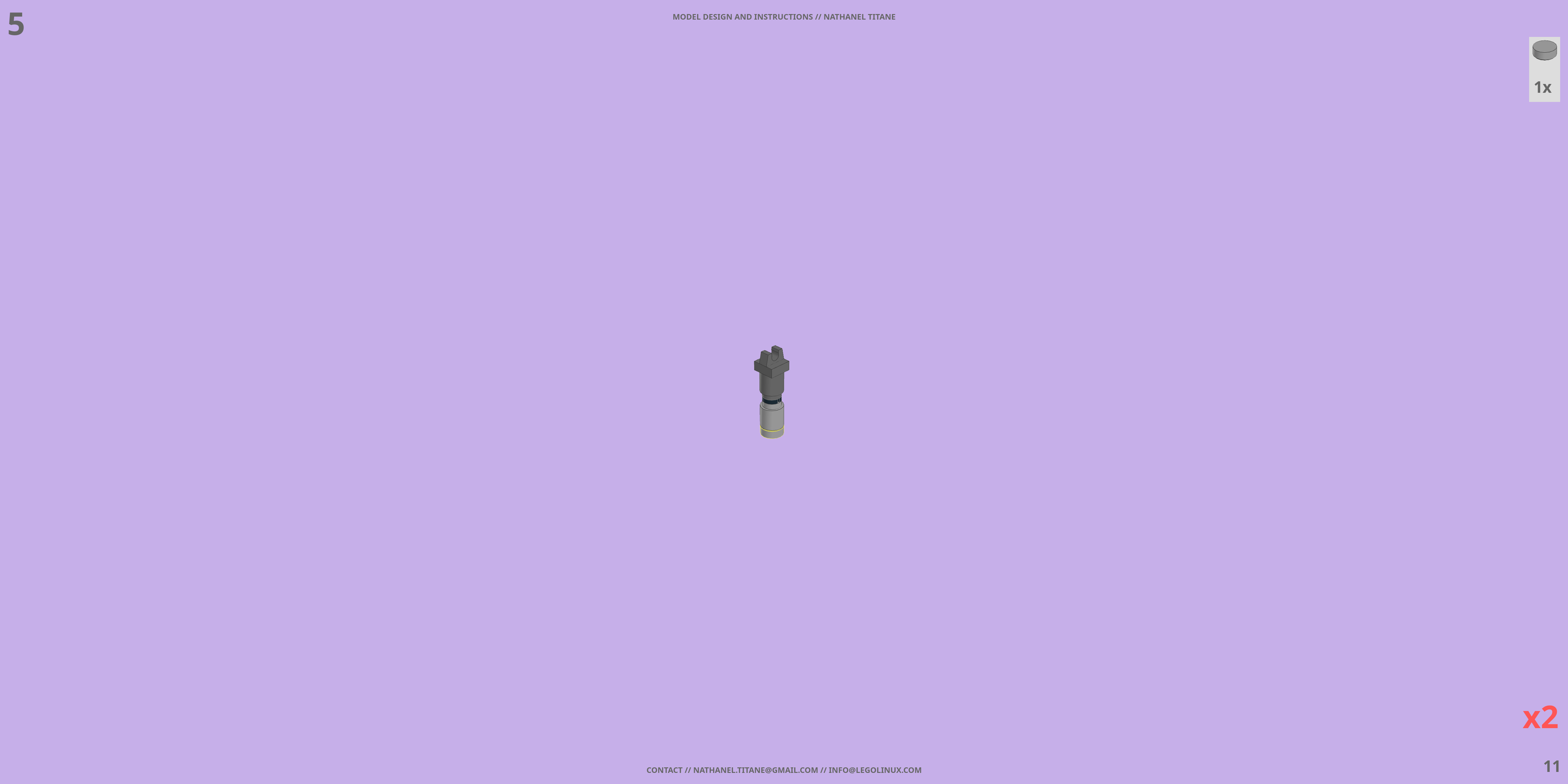MM-01 BUZZ LEGO® MOC - Instruction Sample - Page 5
