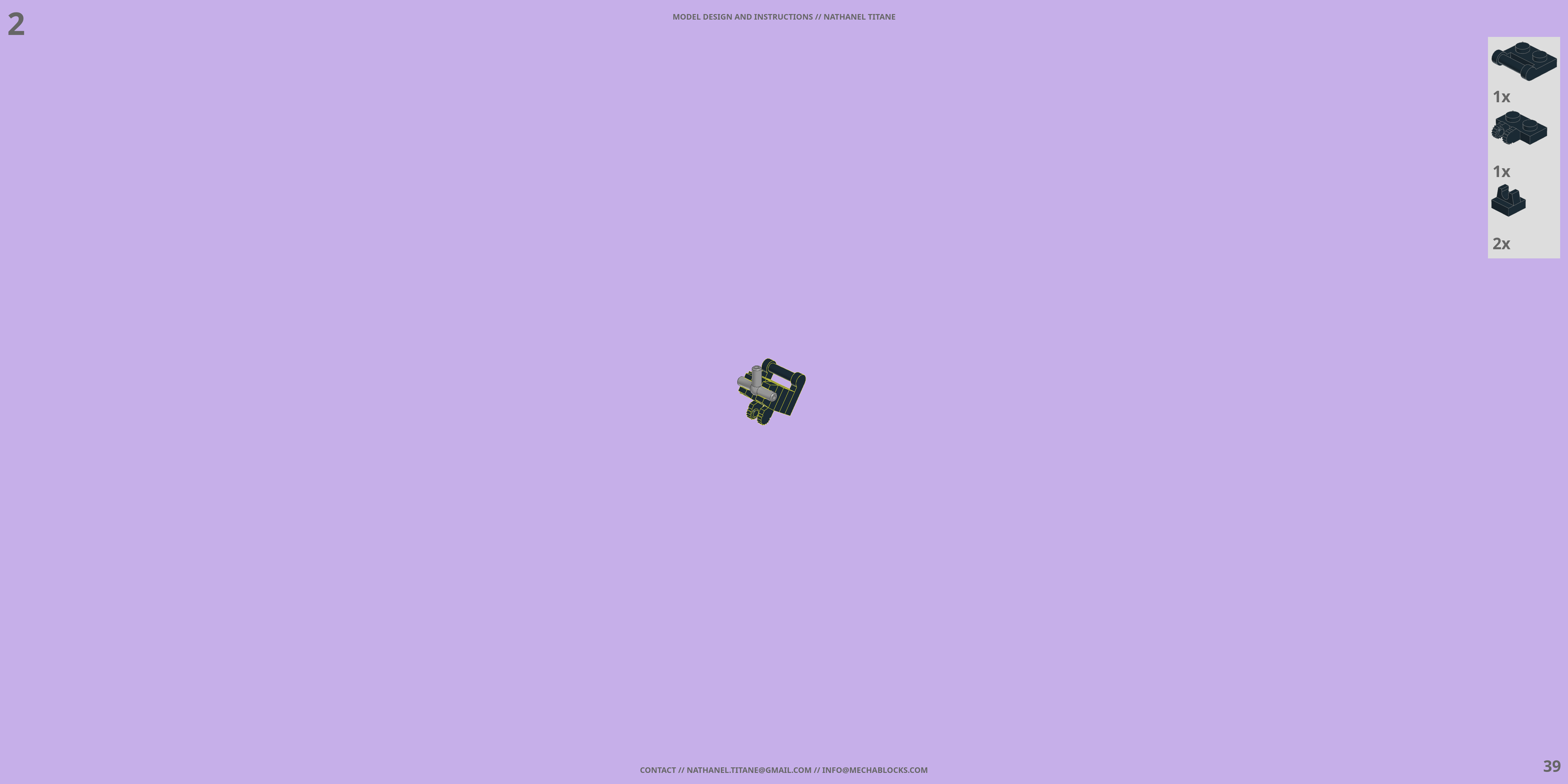 MCTN-01 VERMILLION LEGO® MOC - Instruction Sample - Page 3