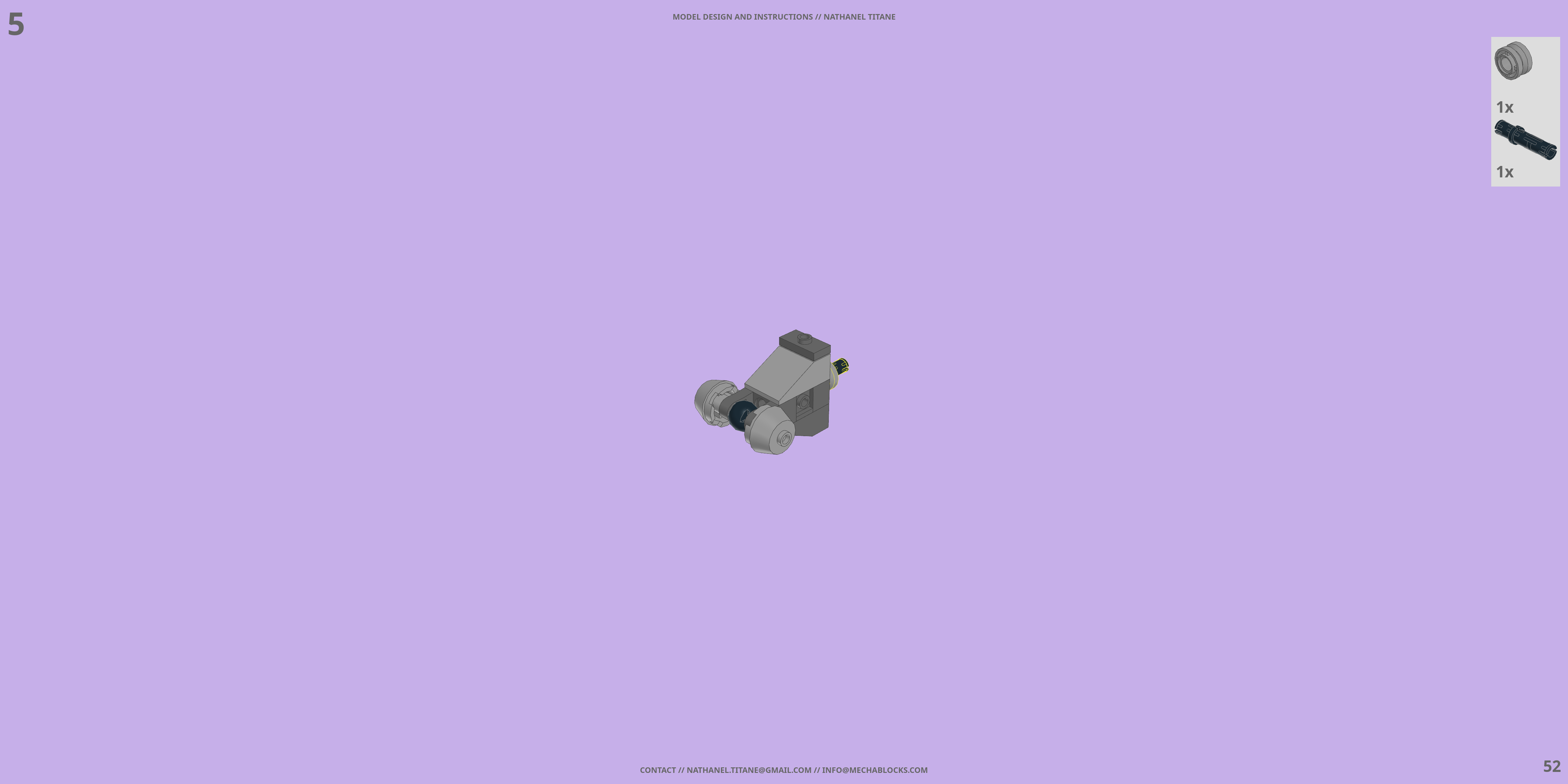 MCTN-01 VERMILLION LEGO® MOC - Instruction Sample - Page 4