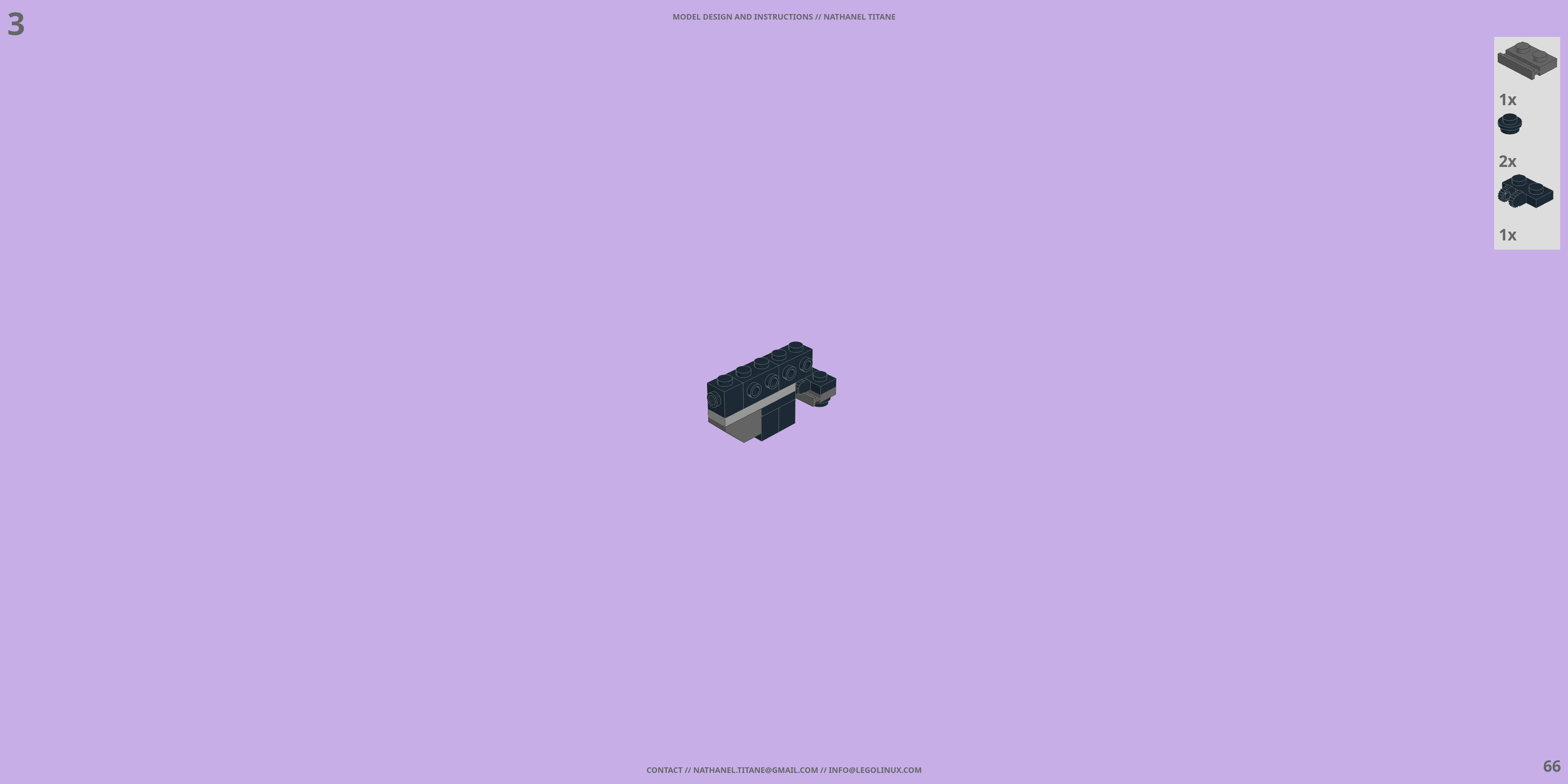 MCTN-01 VERMILLION LEGO® MOC - Instruction Sample - Page 5
