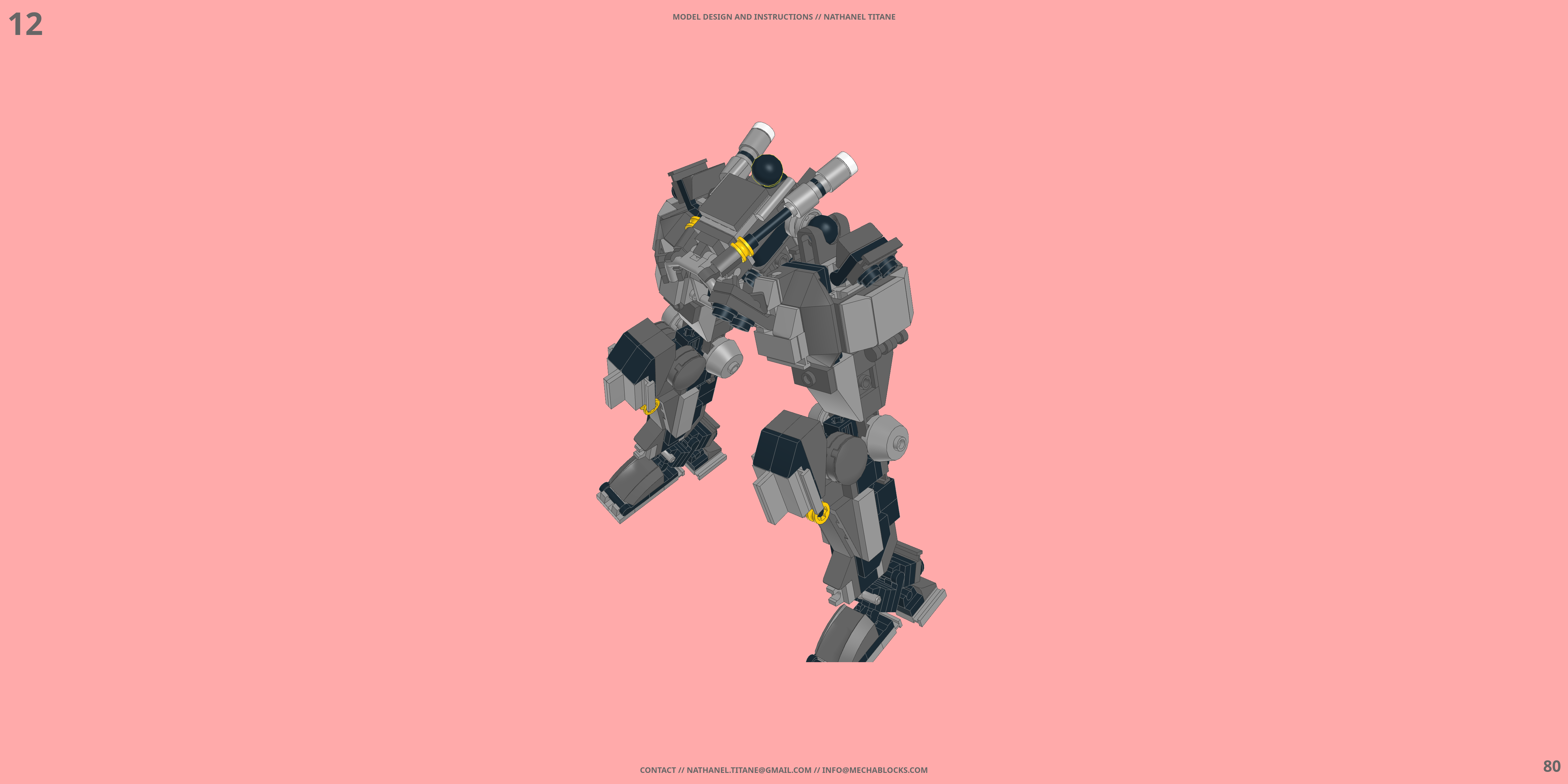 MCTN-01 VERMILLION LEGO® MOC - Instruction Sample - Page 5