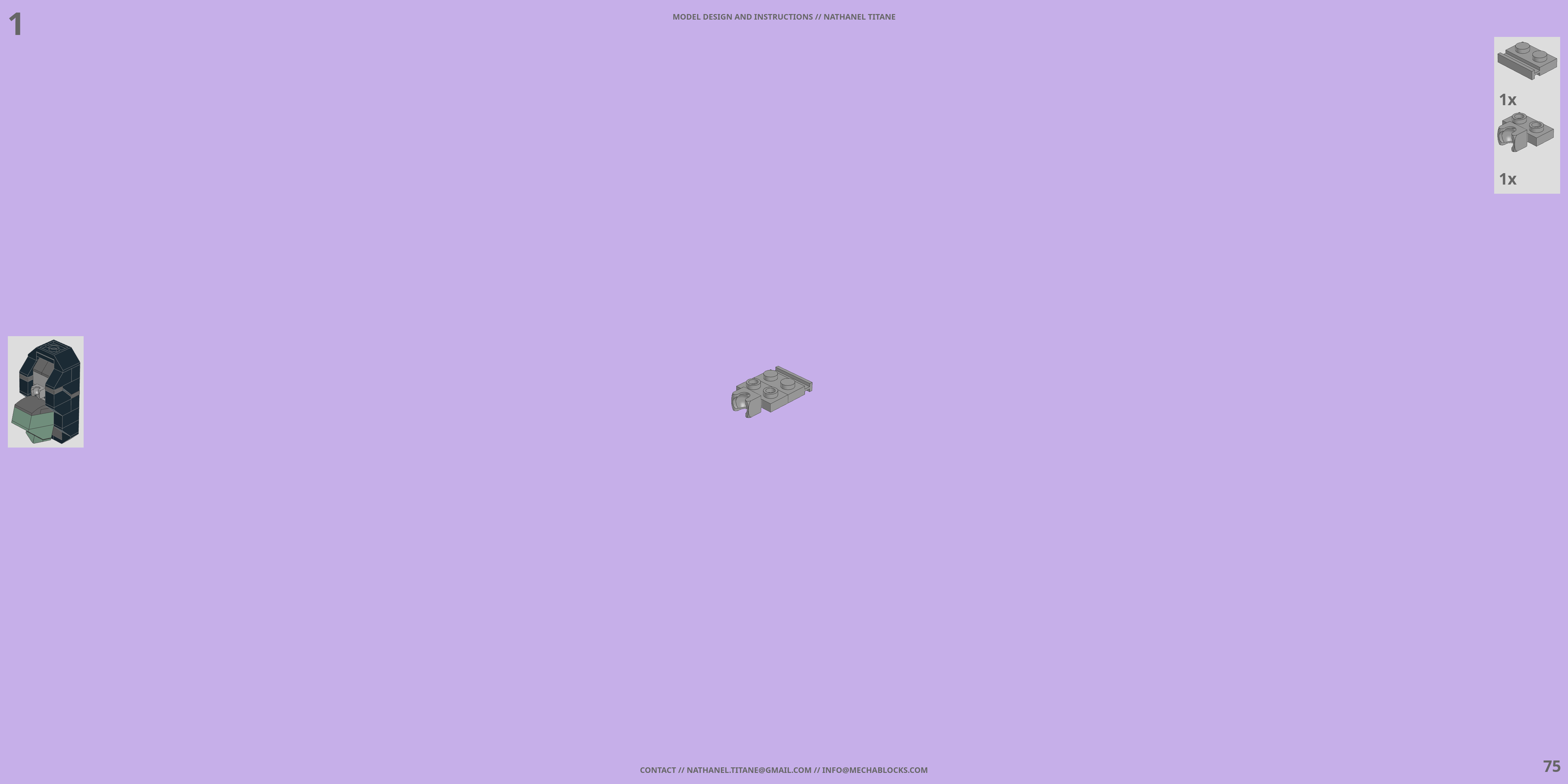 MS-06F ZAKU II LEGO® MOC - Instruction Sample - Page 2