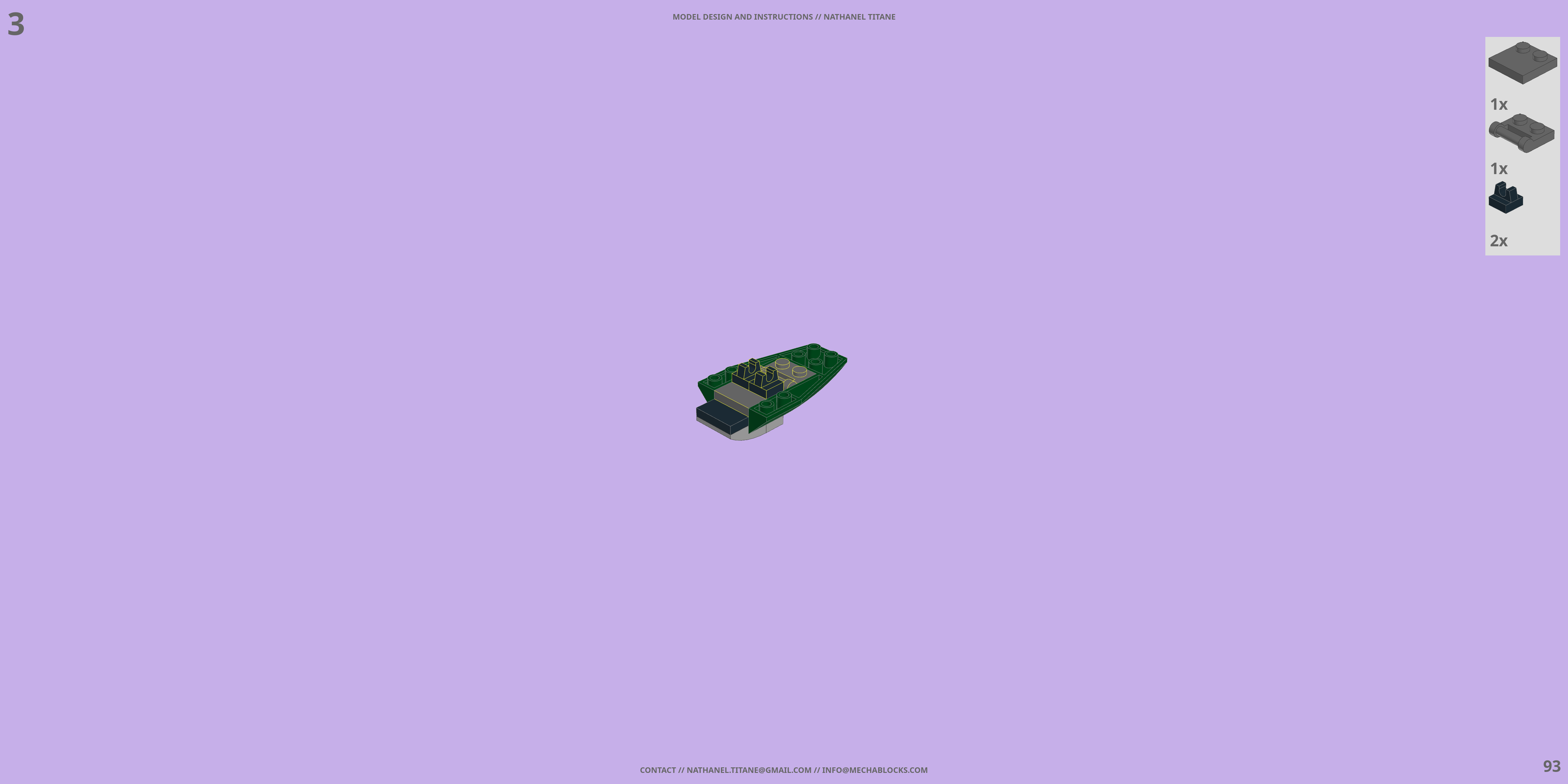 MS-06F ZAKU II LEGO® MOC - Instruction Sample - Page 3