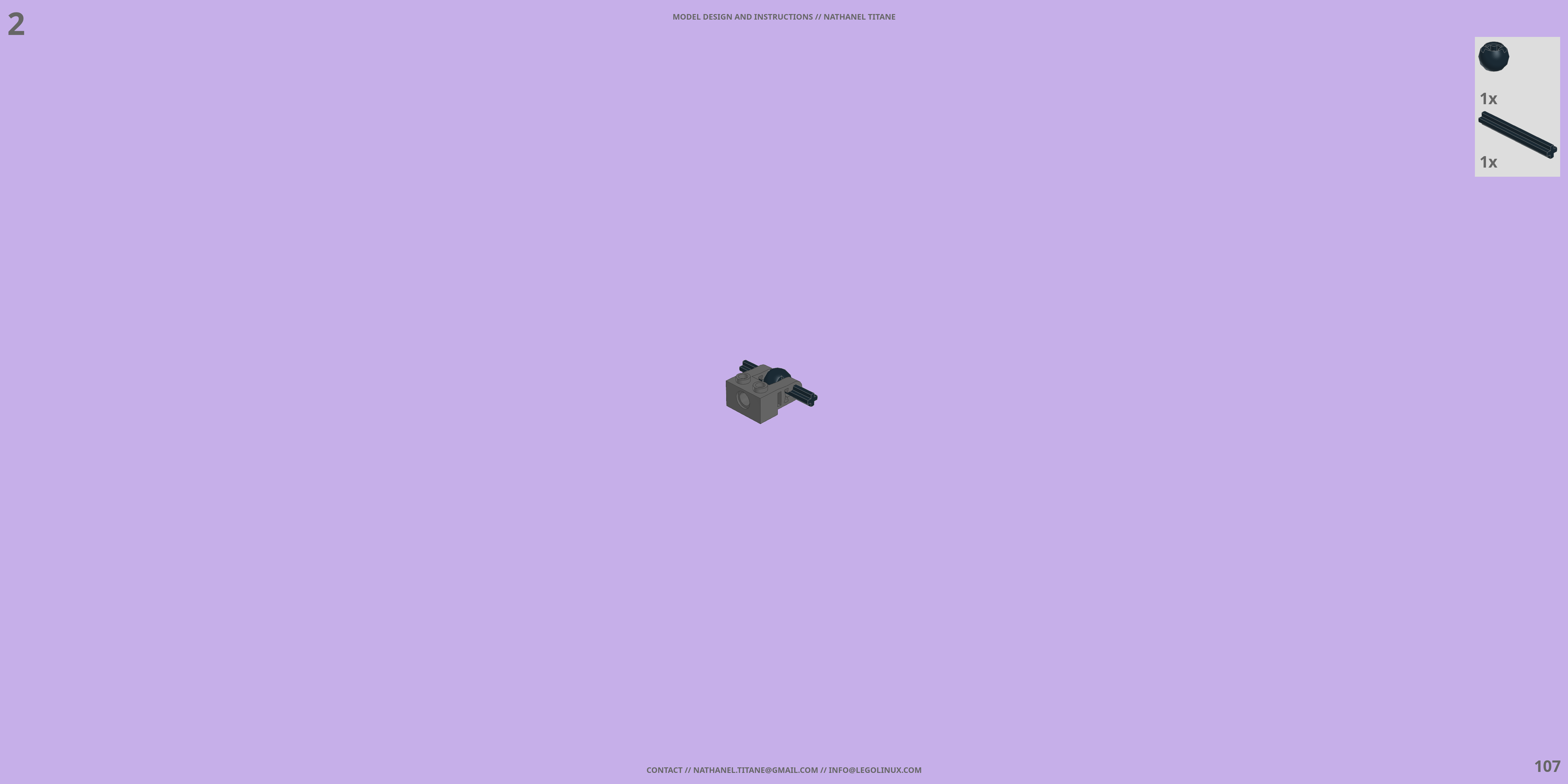 MS-06F ZAKU II LEGO® MOC - Instruction Sample - Page 5