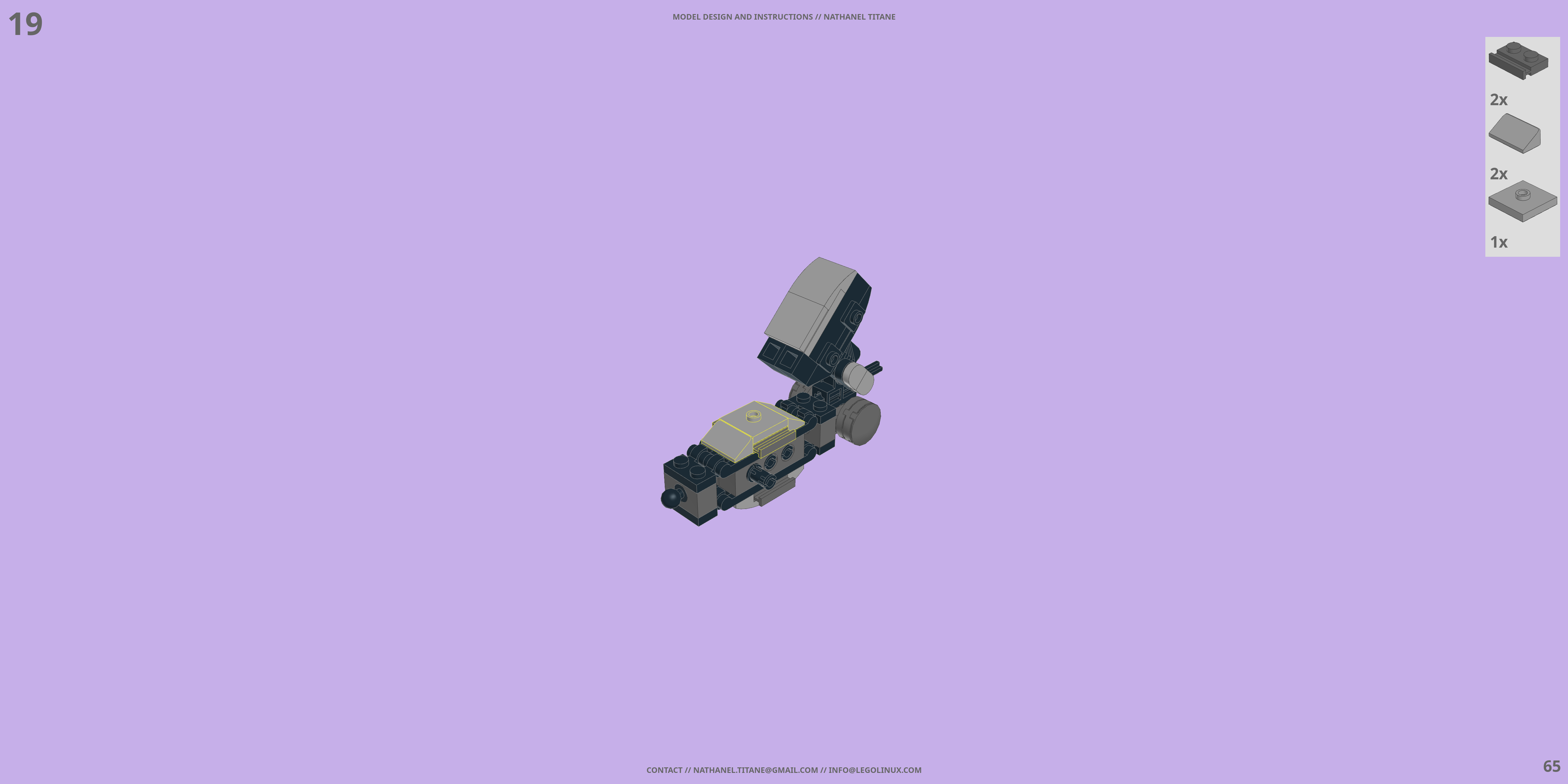 MS-09R DOM LEGO® MOC - Instruction Sample - Page 2