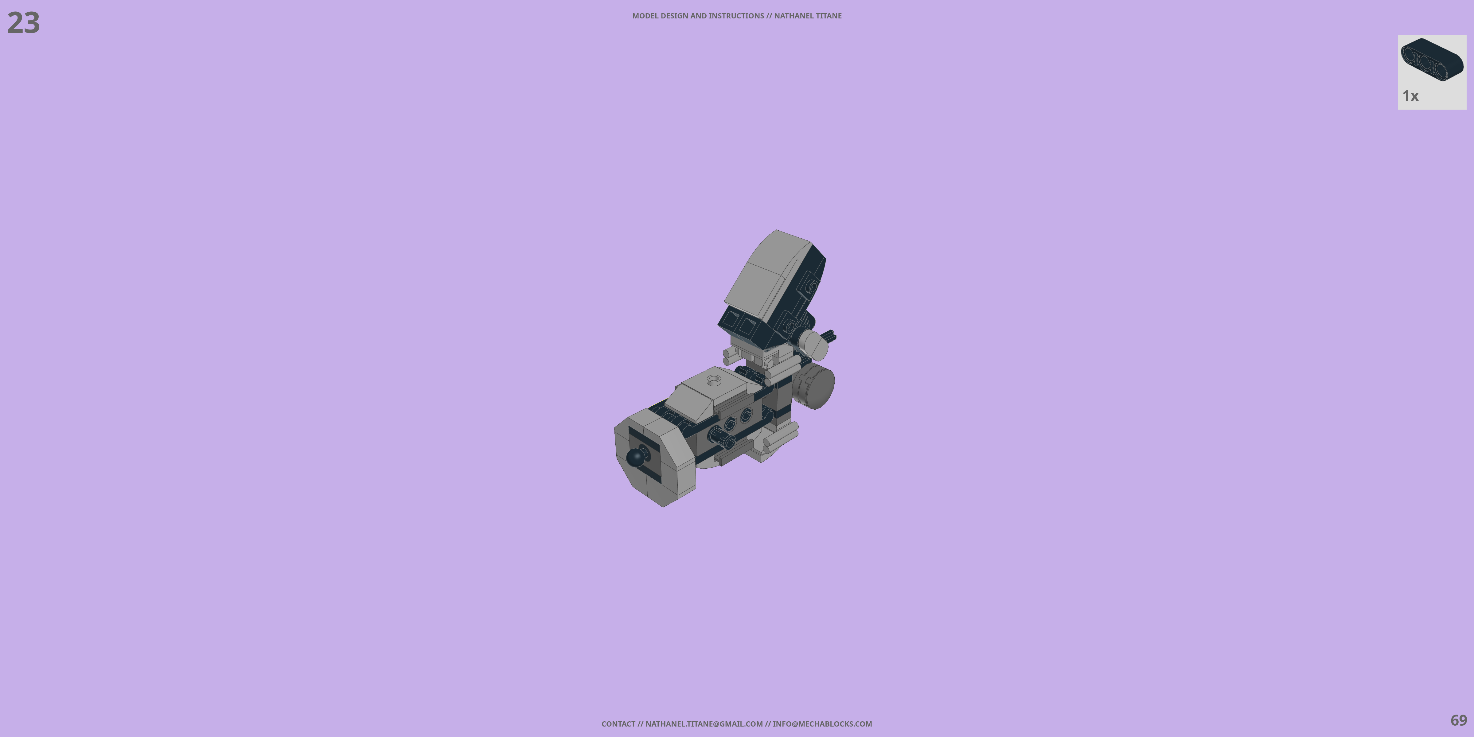 MS-09R DOM LEGO® MOC - Instruction Sample - Page 2