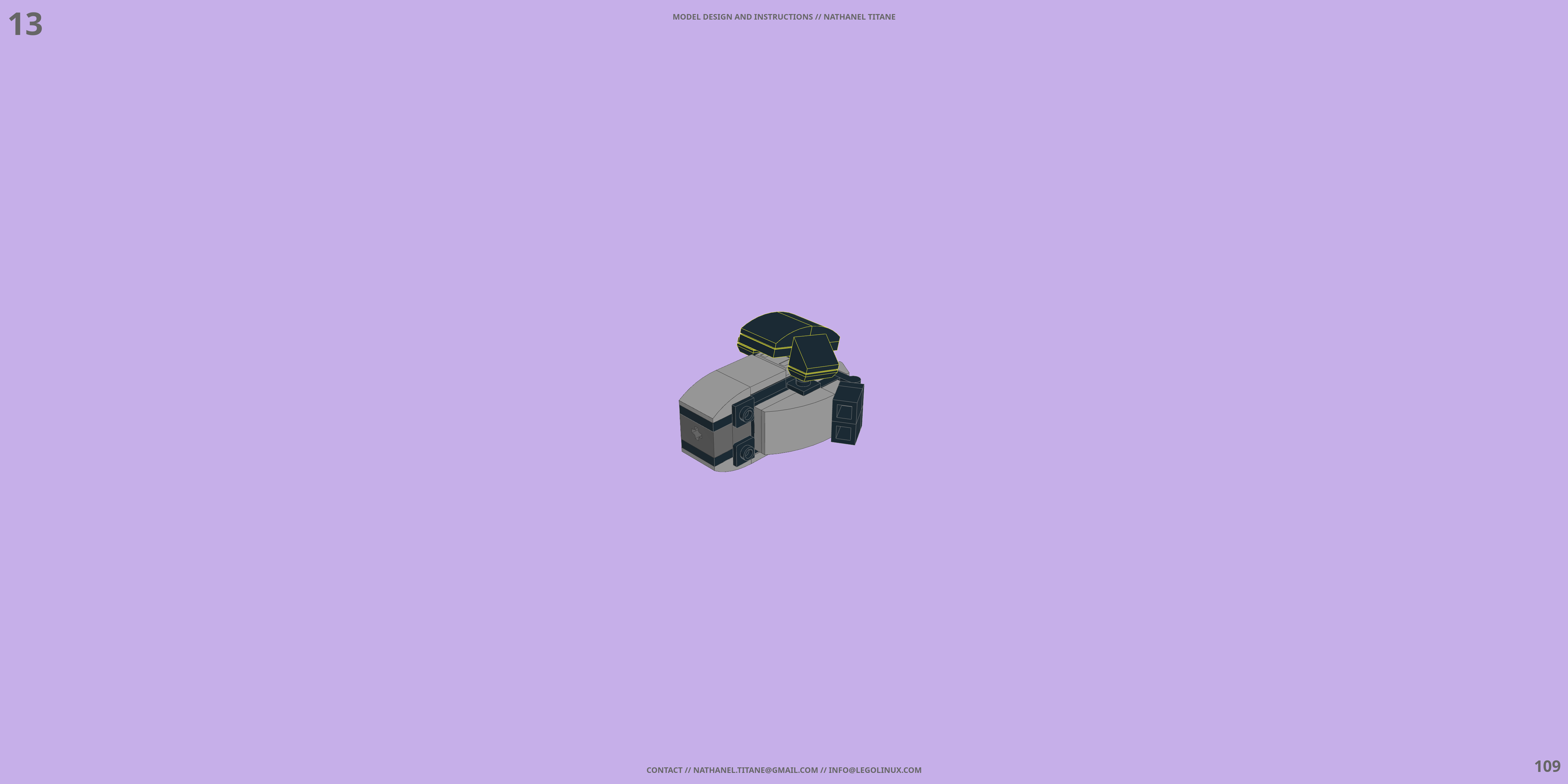 MS-09R DOM LEGO® MOC - Instruction Sample - Page 4