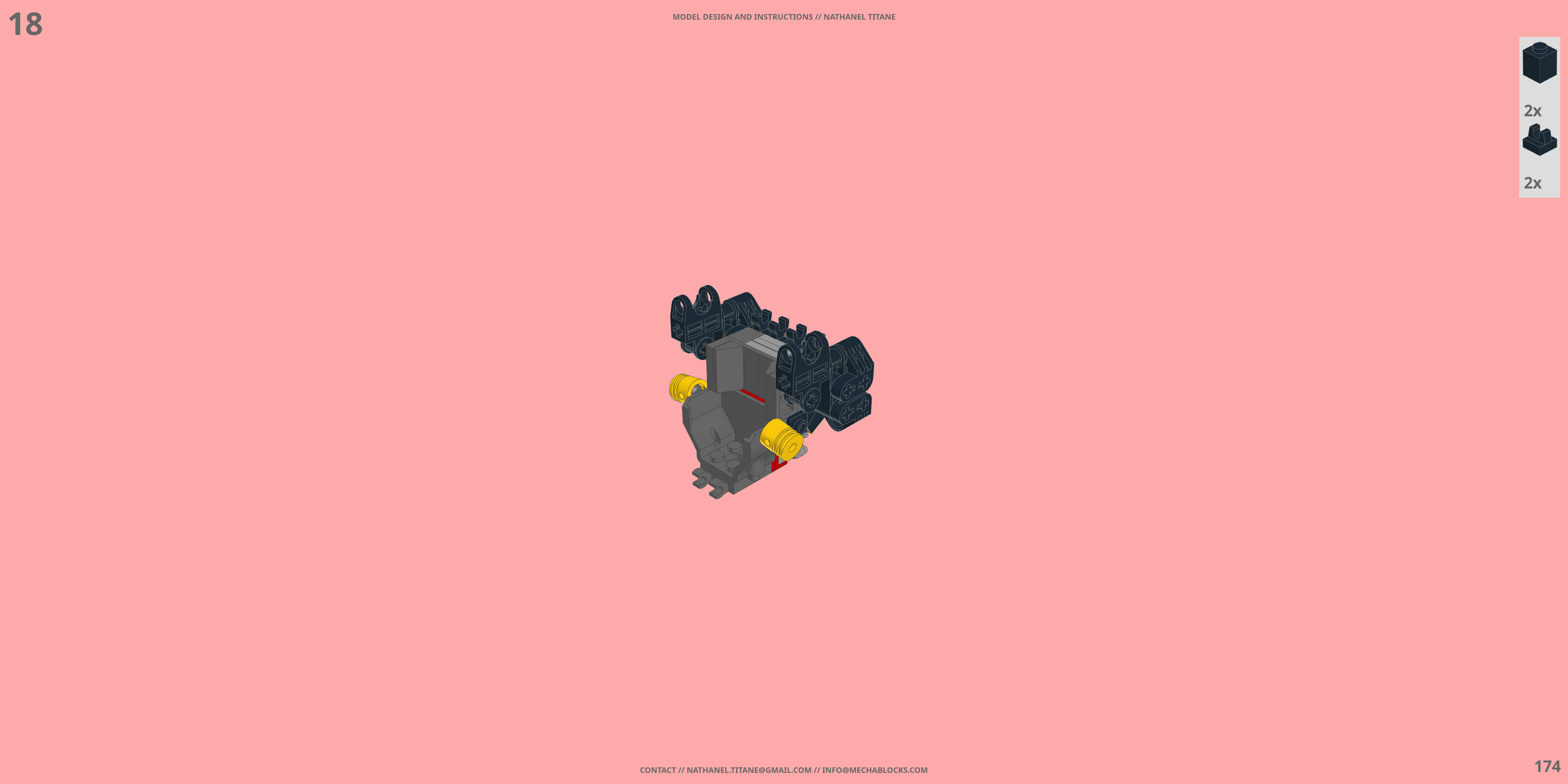 MS-09R DOM LEGO® MOC - Instruction Sample - Page 5